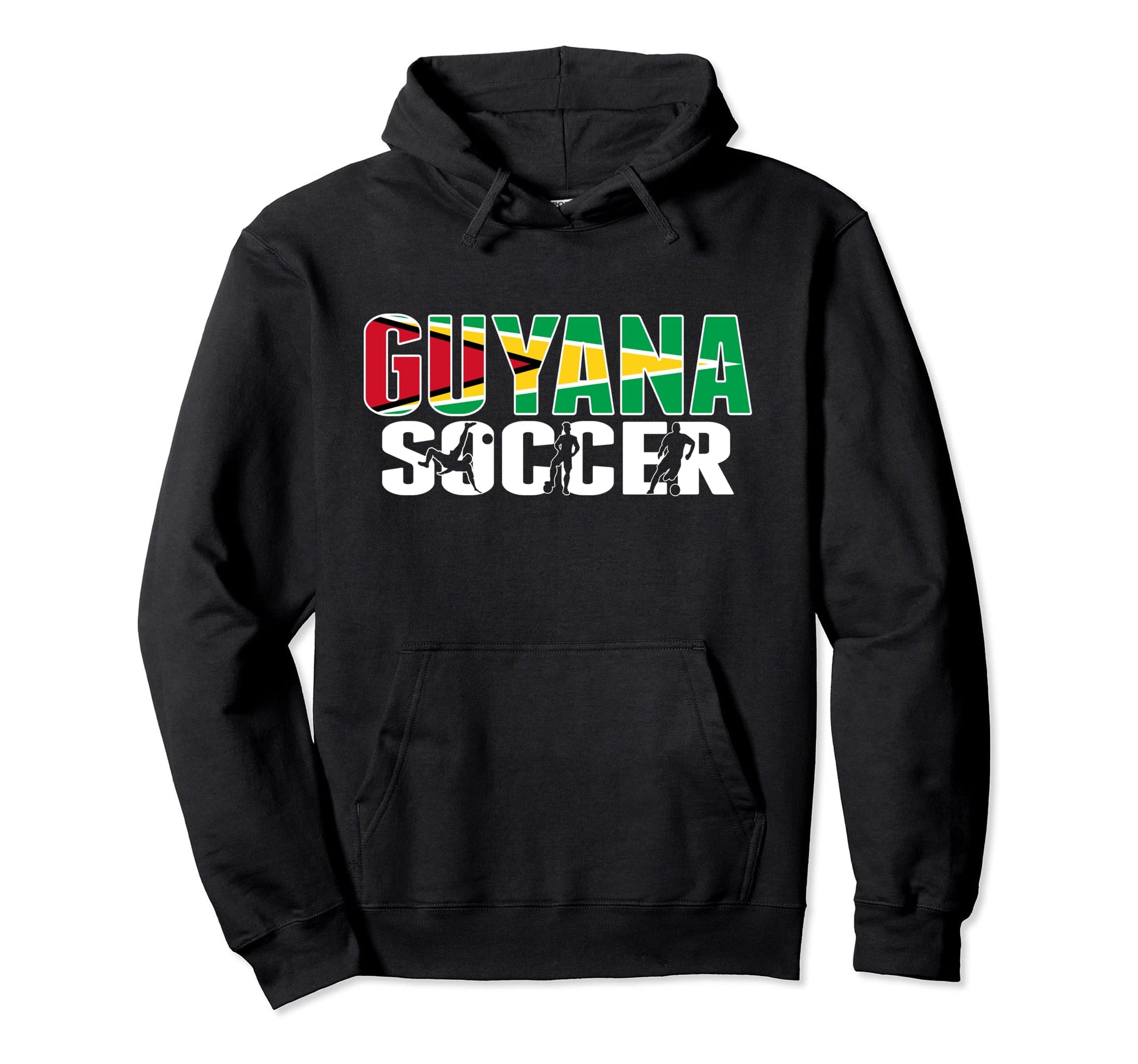 Guyana Soccer Fans Jersey Proud Hoodie - Minimalist Print Men Women - T-Shirt, Sweatshirt, Hoodie