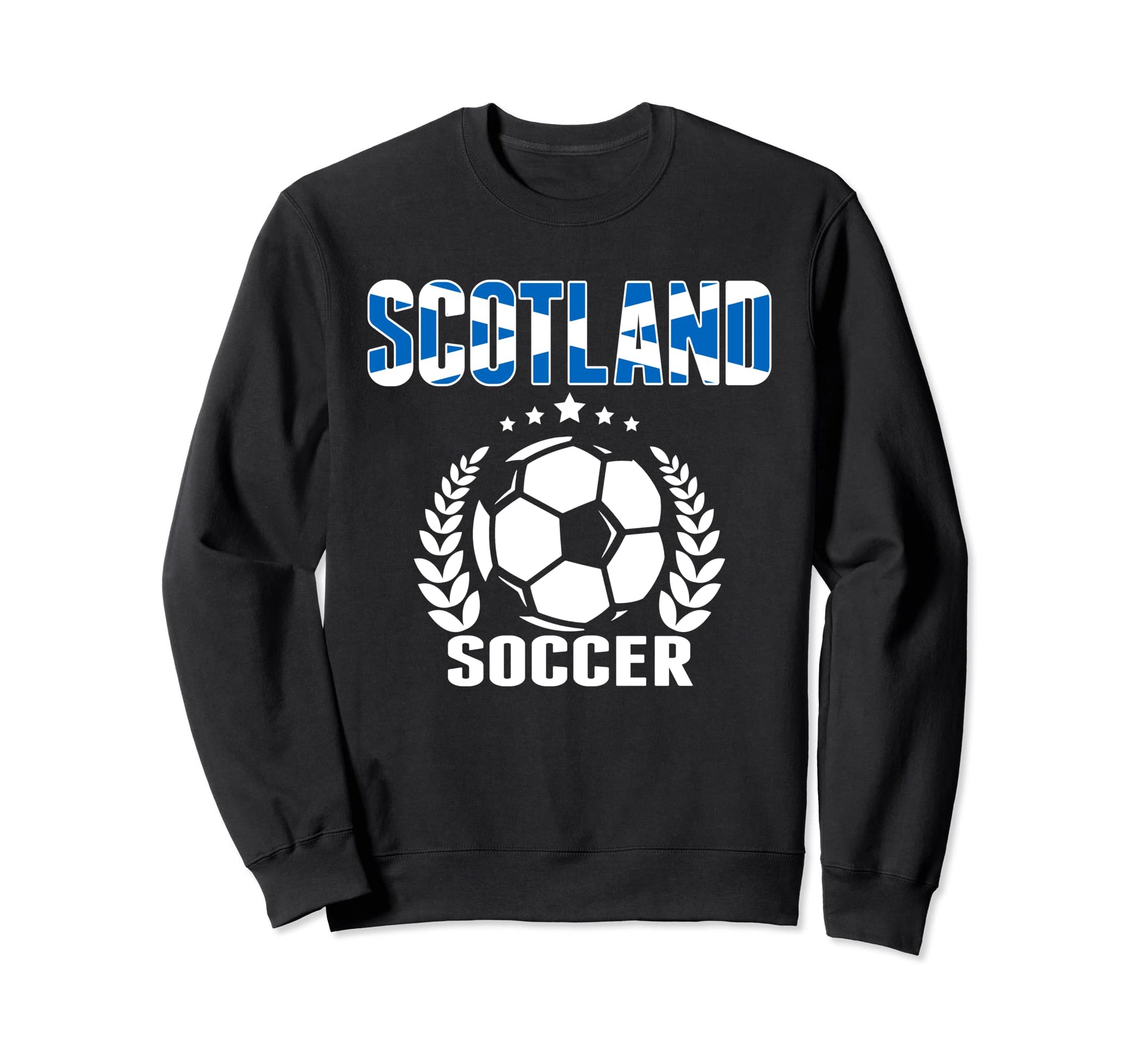 Scotland Soccer Fans Jersey Sweatshirt - Aesthetic Graphic for Adults - T-Shirt, Sweatshirt, Hoodie