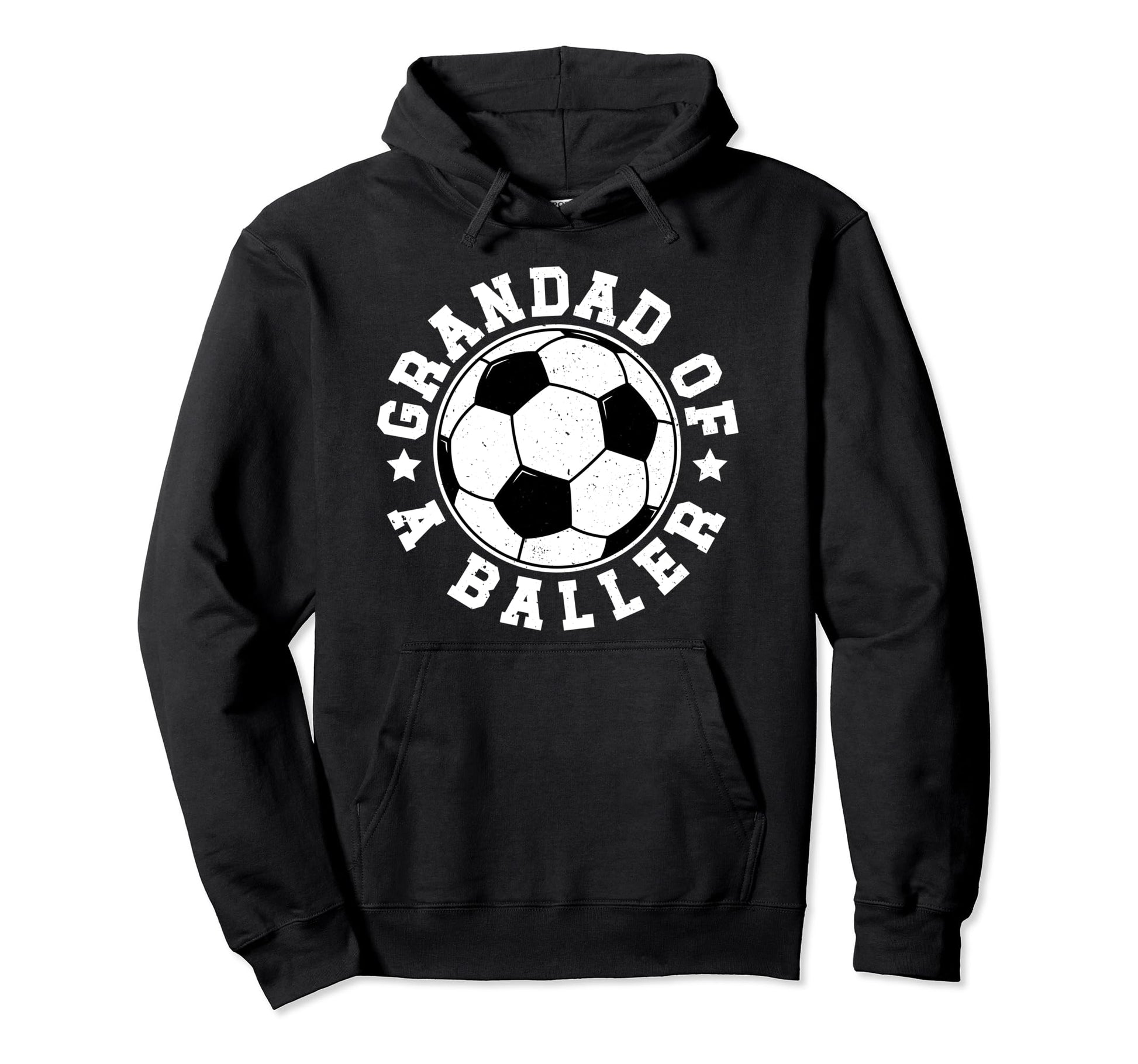 Grandad Baller Soccer Grandad Soccer Hoodie - Minimalist Print Unisex - T-Shirt, Sweatshirt, Hoodie