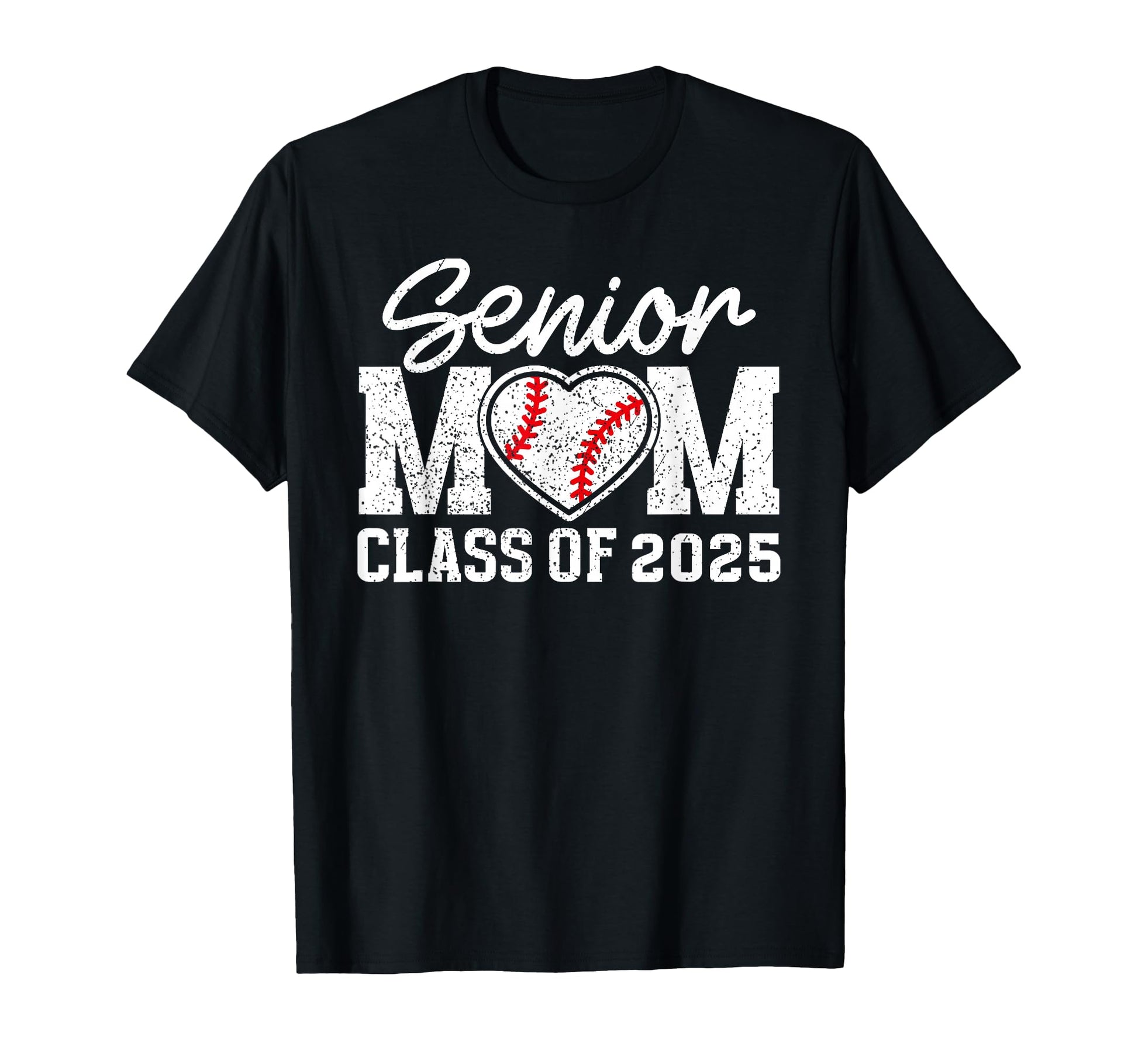 Baseball Senior Mom Class 2025 Proud T-Shirt - Novelty Apparel for Adults - T-Shirt, Sweatshirt, Hoodie