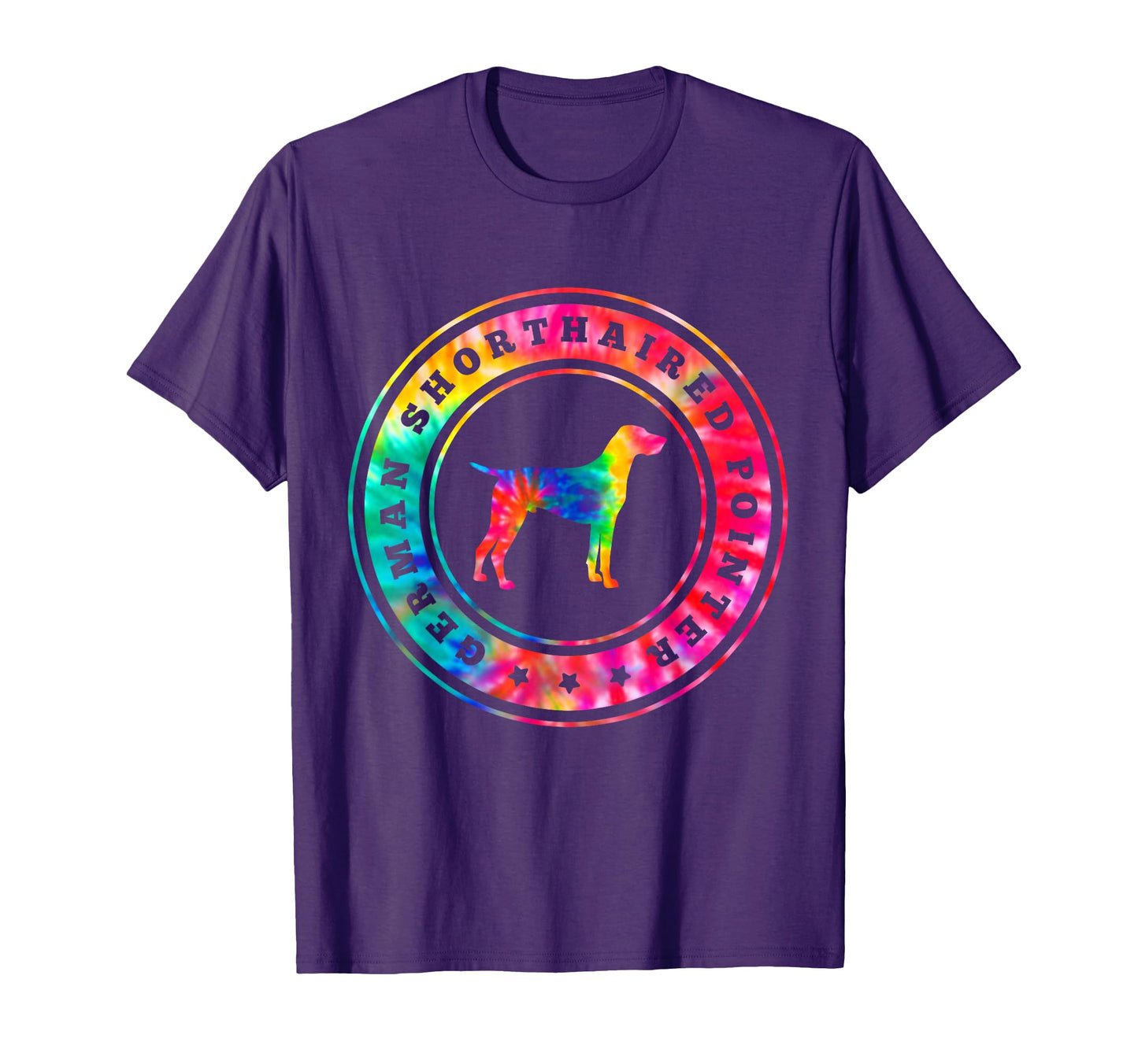 Tie Dye German Shorthaired Pointer Dog T-Shirt - Trendy Graphic for Adults - T-Shirt, Sweatshirt, Hoodie