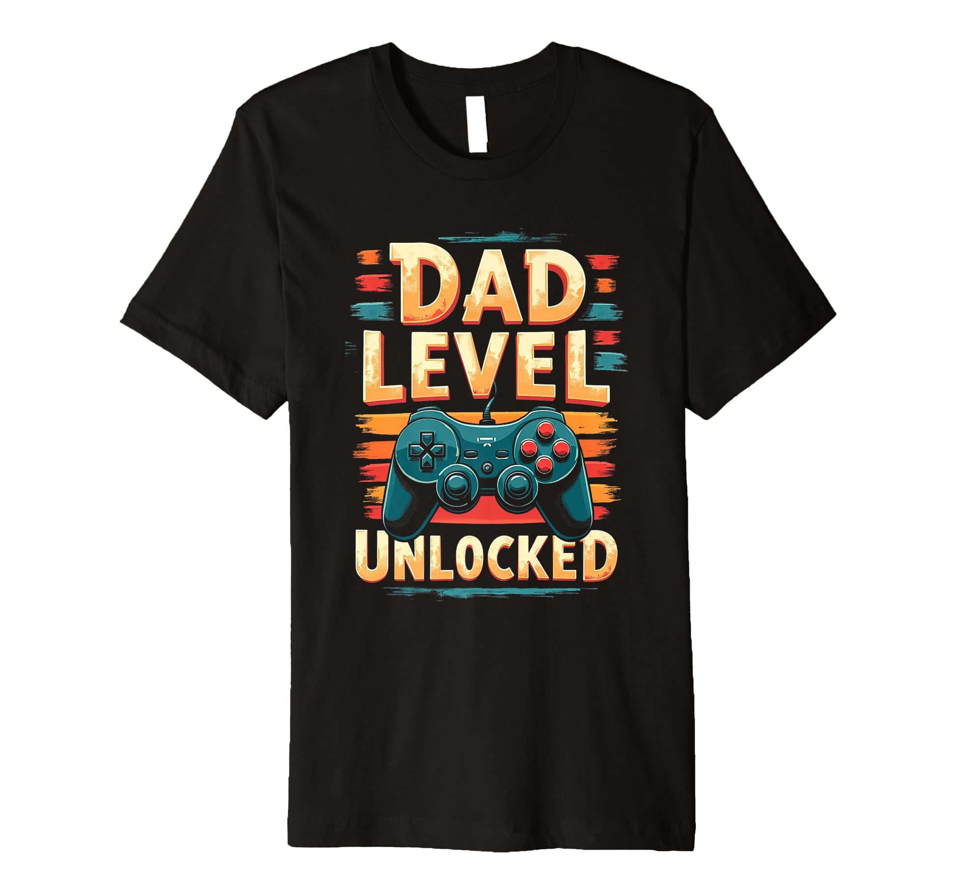 Dad Level Unlocked Funny Gamer Dad T-Shirt - Fun Novelty Design for Adults - T-Shirt, Sweatshirt, Hoodie