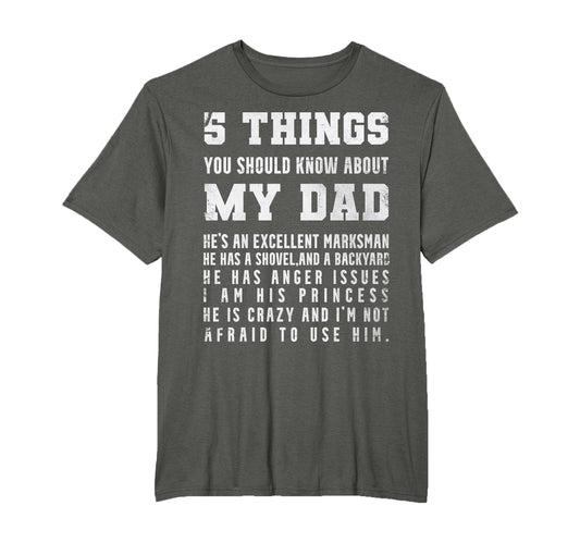 5 Things You Should Know About My T-Shirt - Aesthetic Graphic for Adults - T-Shirt, Sweatshirt, Hoodie