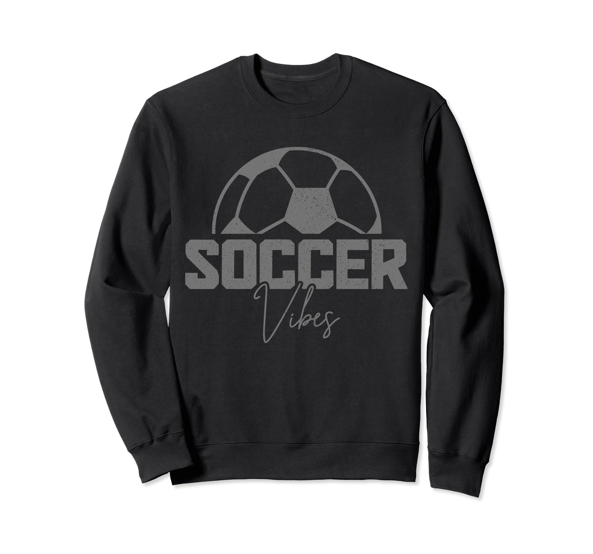 Soccer Vibes Soccer Player Sweatshirt - Aesthetic Graphic Unisex - T-Shirt, Sweatshirt, Hoodie