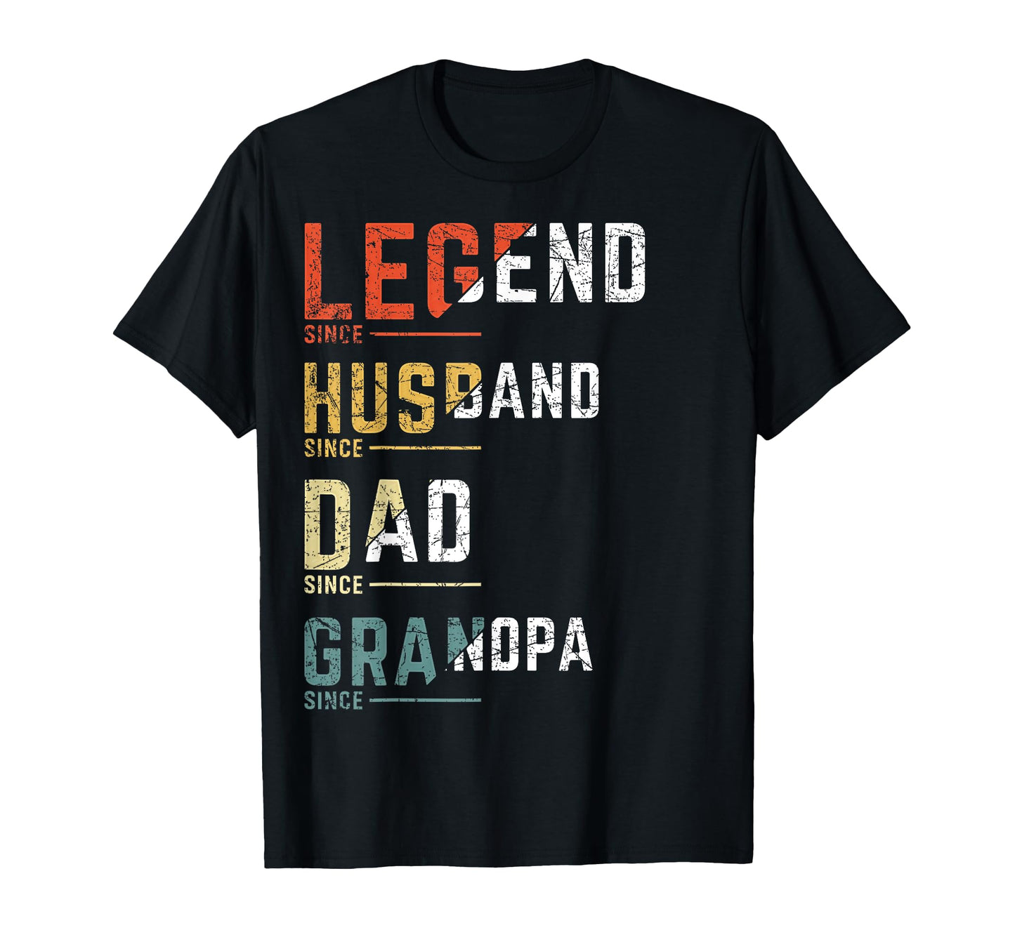 Fathers Day Dad Legend Husband Dad T-Shirt - Aesthetic Graphic Men Women - T-Shirt, Sweatshirt, Hoodie