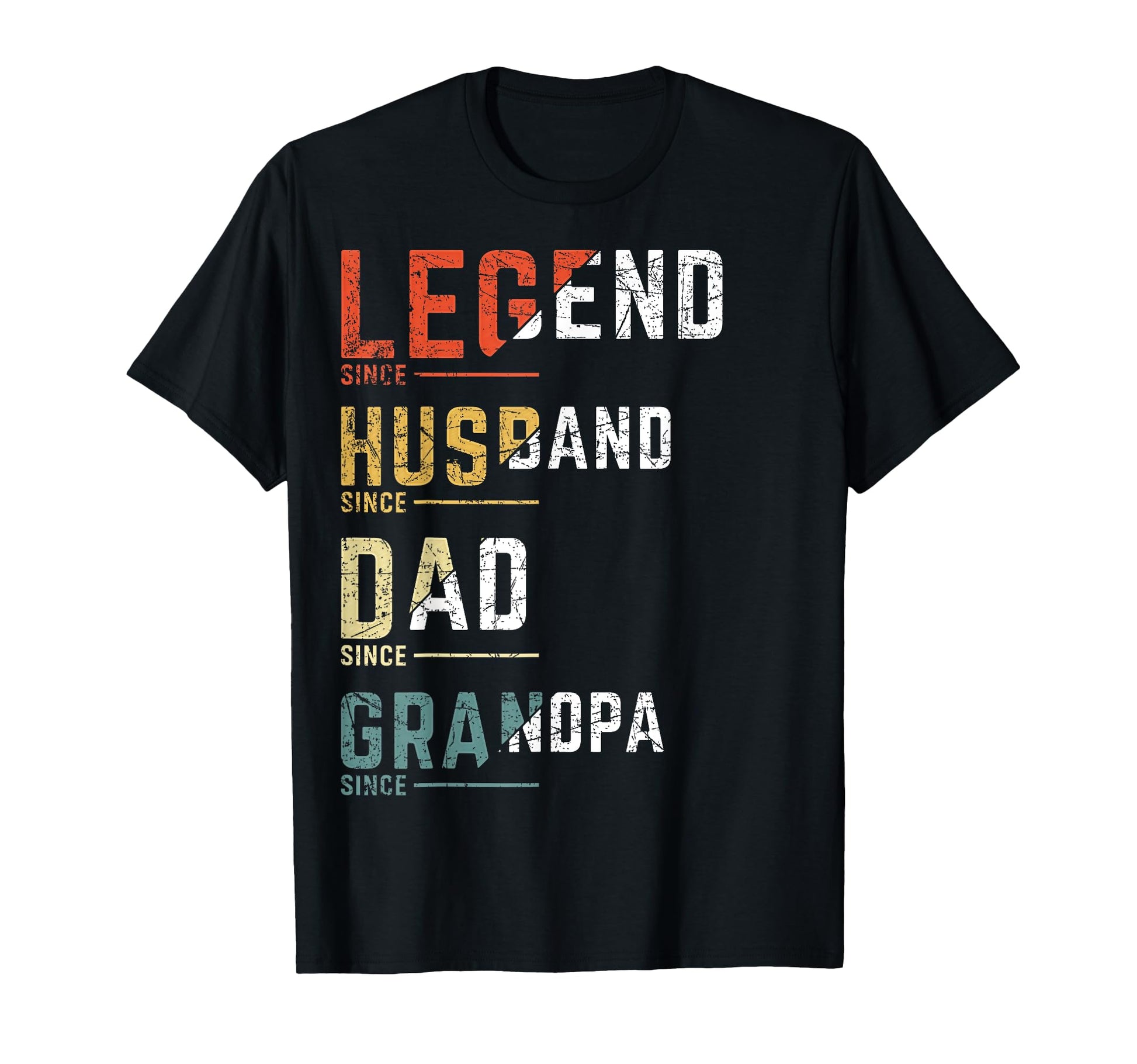Fathers Day Dad Legend Husband Dad T-Shirt - Aesthetic Graphic Men Women - T-Shirt, Sweatshirt, Hoodie