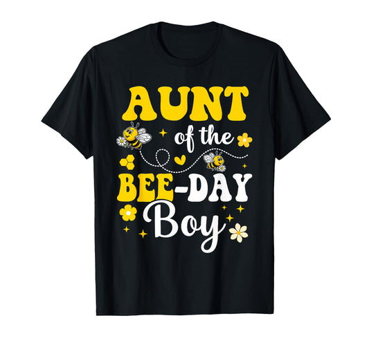 Aunt Bee Day Bee Birthday Party T-Shirt - Trendy Graphic Men Women - T-Shirt, Sweatshirt, Hoodie