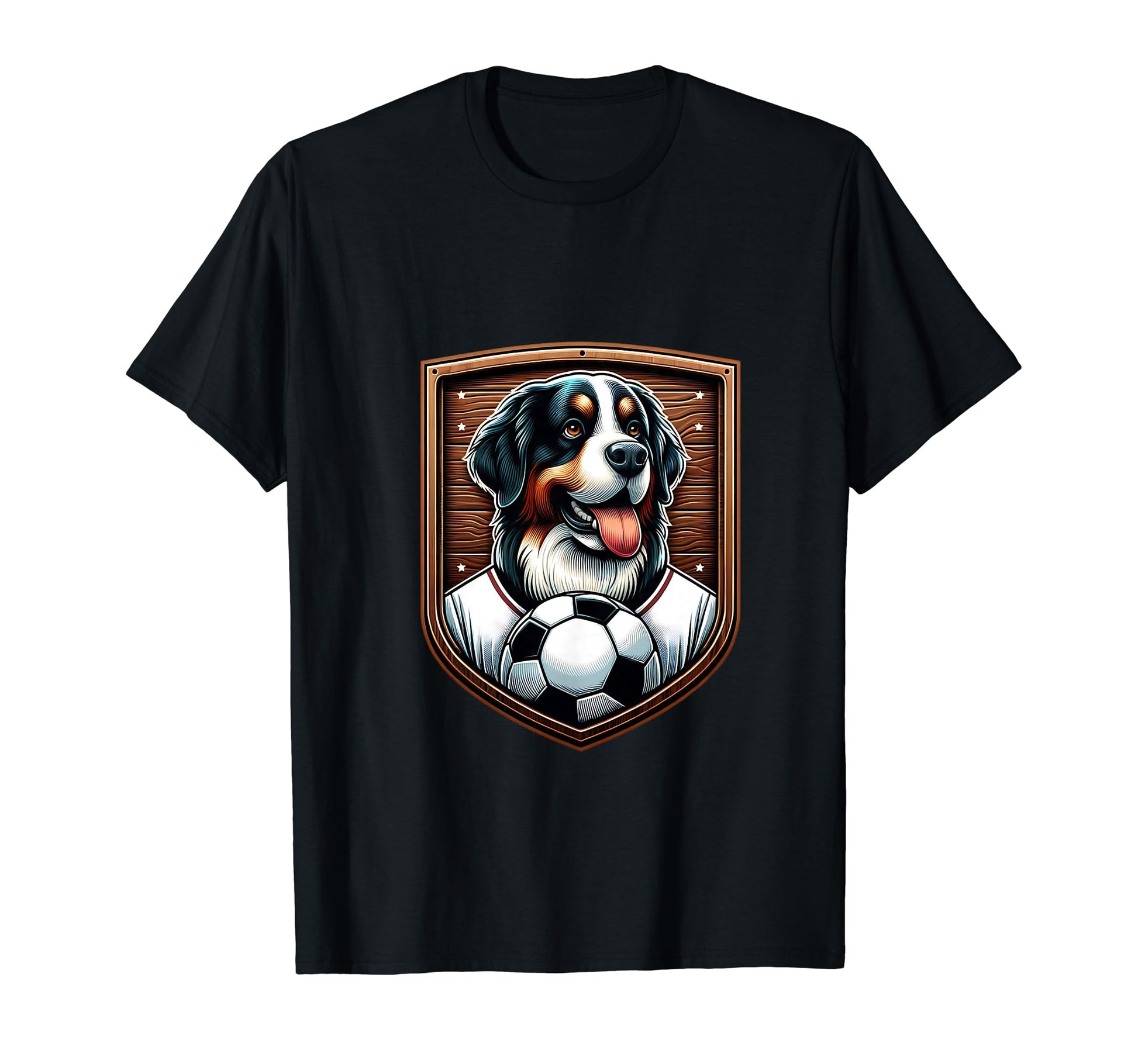 Bernese Mountain Dog Soccer Player Fan T-Shirt - Trendy Graphic Men Women - T-Shirt, Sweatshirt, Hoodie