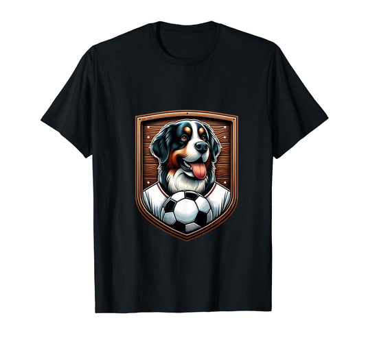 Bernese Mountain Dog Soccer Player Fan T-Shirt - Trendy Graphic Men Women - T-Shirt, Sweatshirt, Hoodie