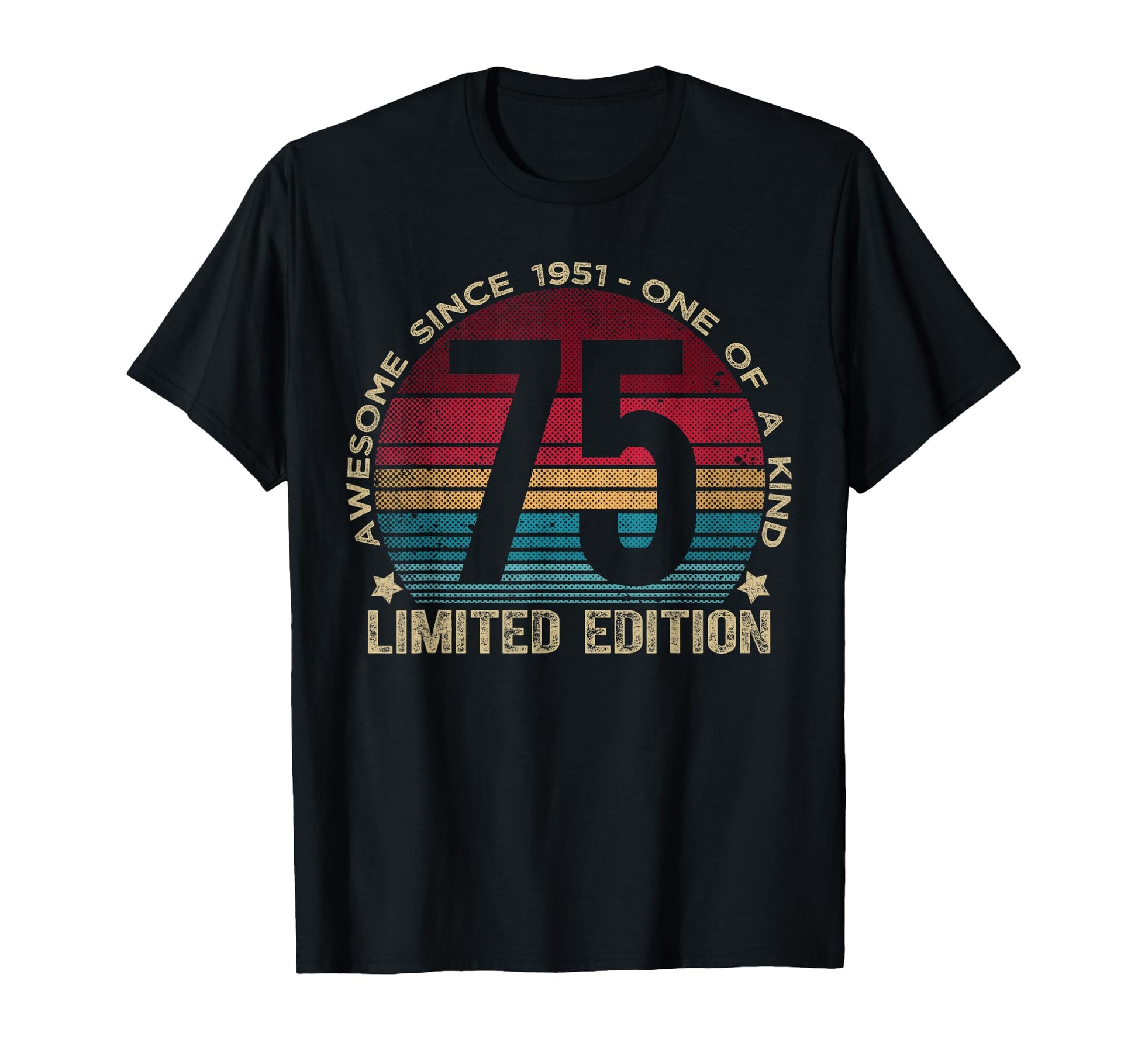 75 Year Old Gifts 1951 75Th Birthday T-Shirt - Unique Graphic Unisex - T-Shirt, Sweatshirt, Hoodie