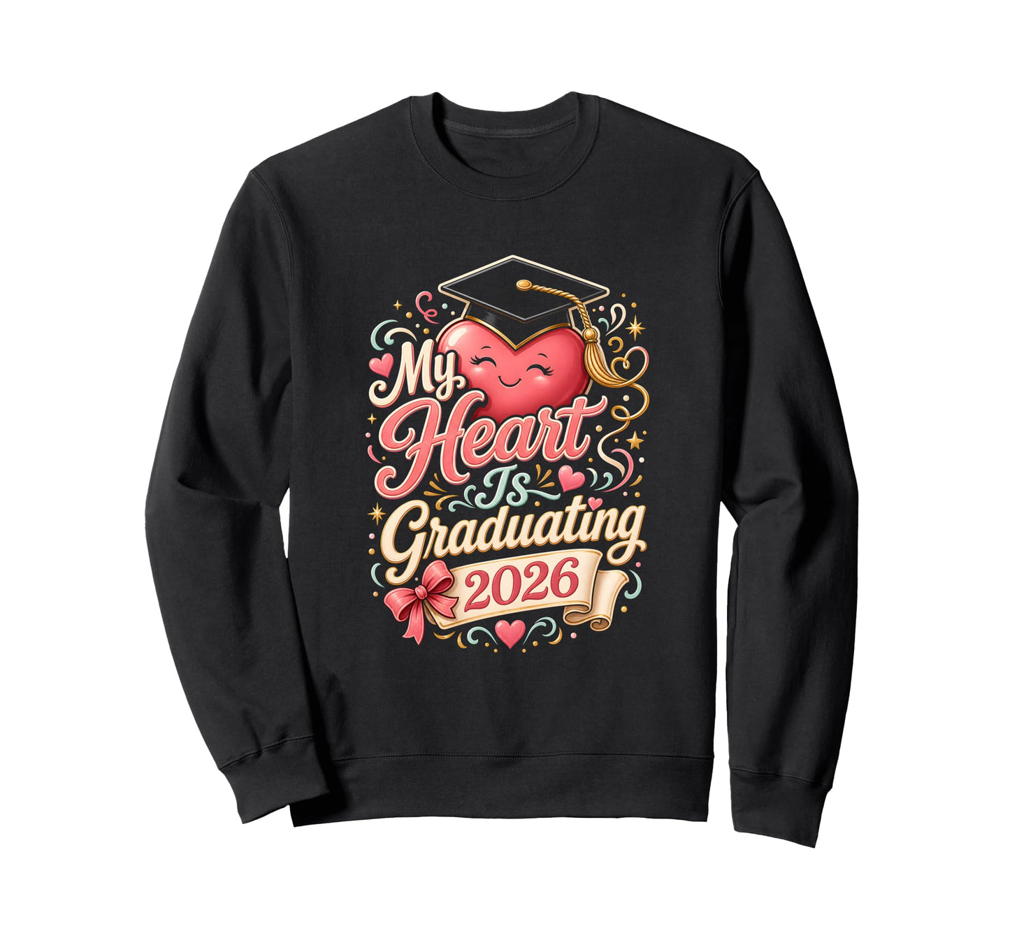 Gradation 2026 Graduate Proud Mom Sweatshirt - Streetwear Style Men Women - T-Shirt, Sweatshirt, Hoodie