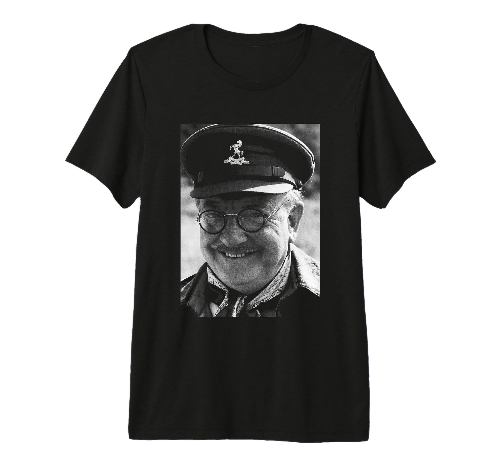 Dads Army Arthur Lowe Captain T-Shirt - Novelty Apparel Men Women - T-Shirt, Sweatshirt, Hoodie