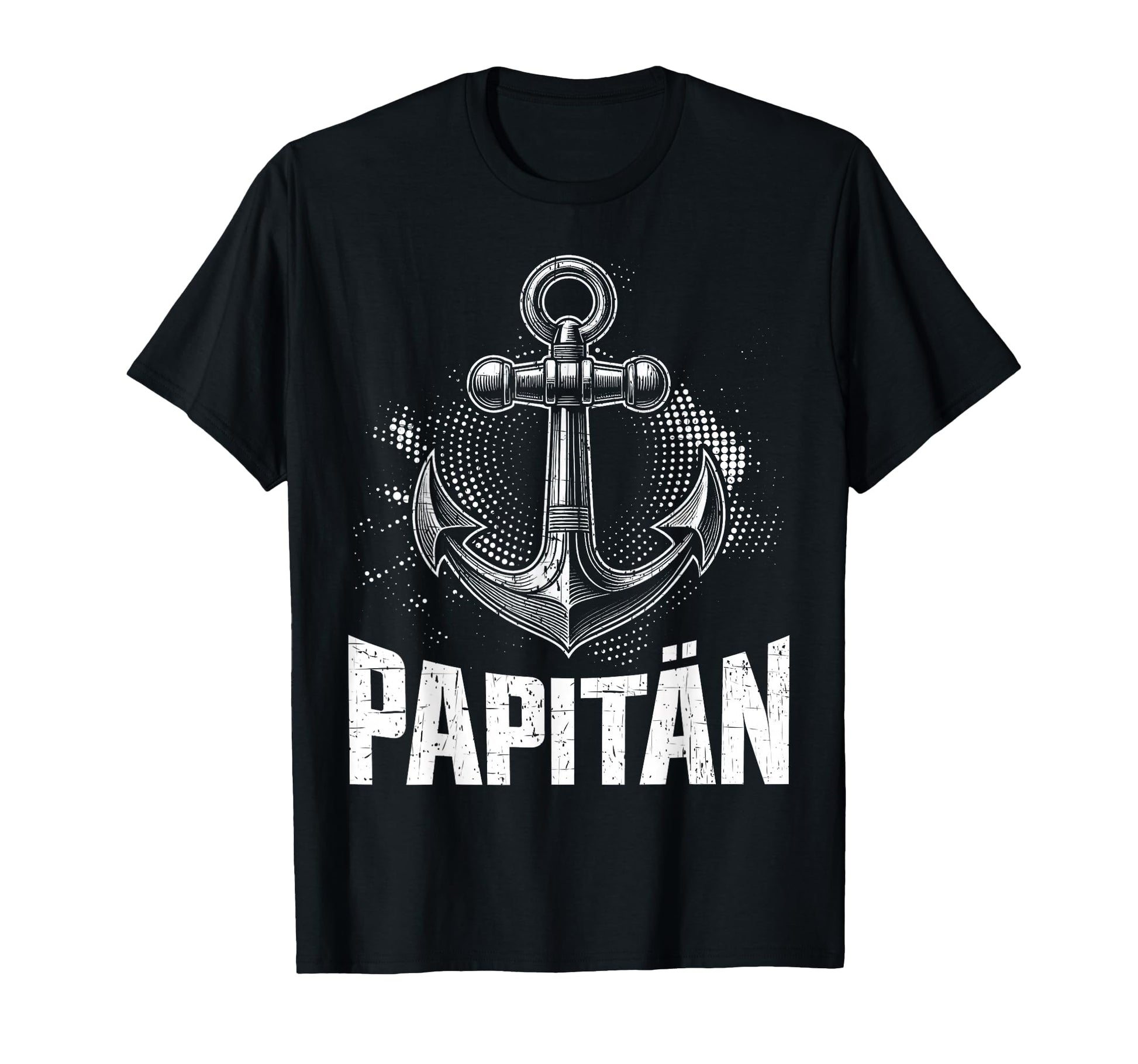 Papit N Funny Word Game Captain Dad T-Shirt - Casual Everyday Wear Unisex - T-Shirt, Sweatshirt, Hoodie