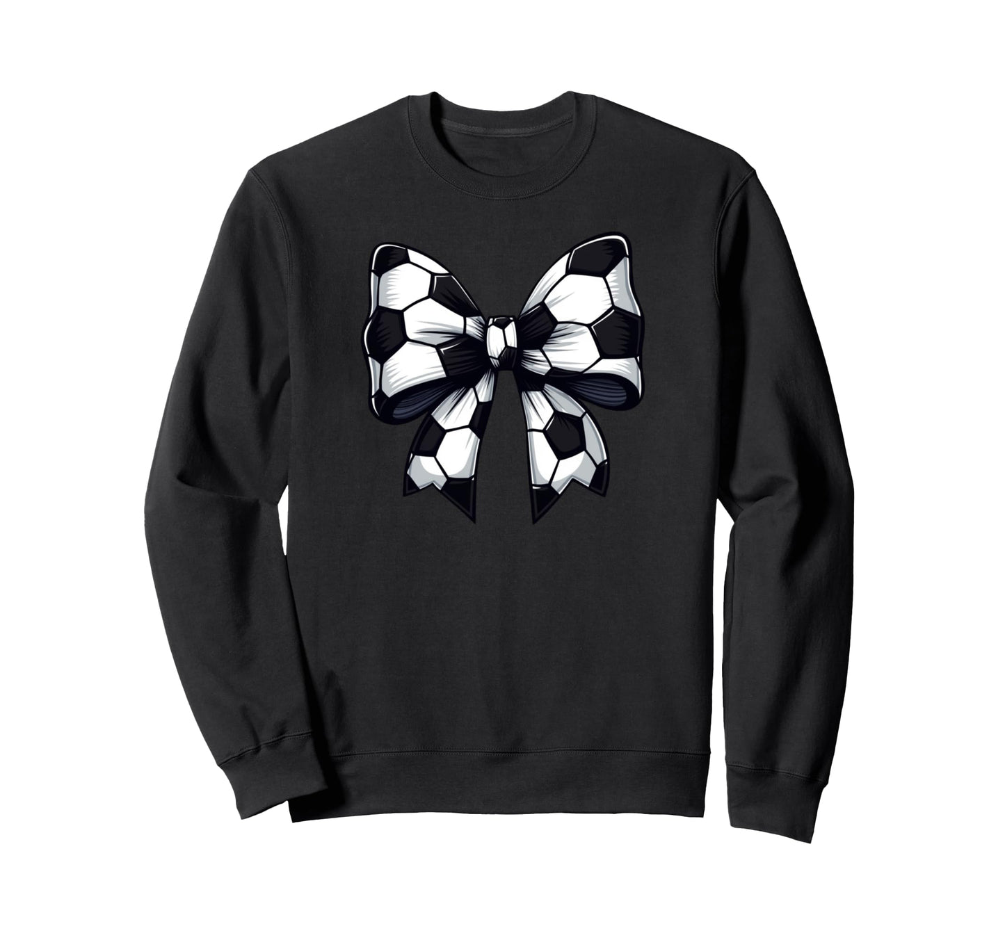 Soccer Coquette Bow Soccer Team Sweatshirt - Fun Novelty Design for Adults - T-Shirt, Sweatshirt, Hoodie