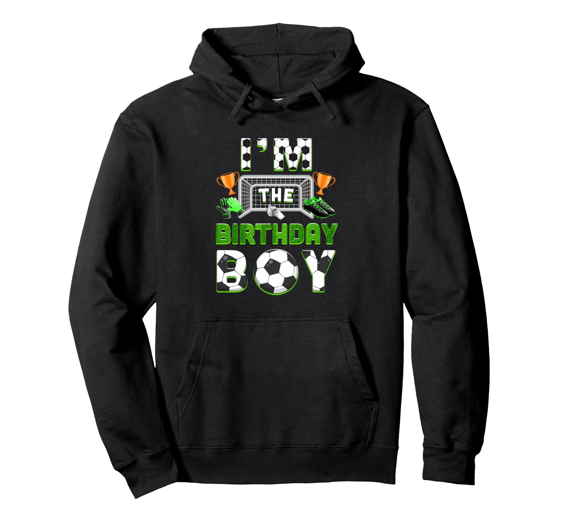 Im Birthday Soccer Family Matching Hoodie - Streetwear Style for Adults - T-Shirt, Sweatshirt, Hoodie