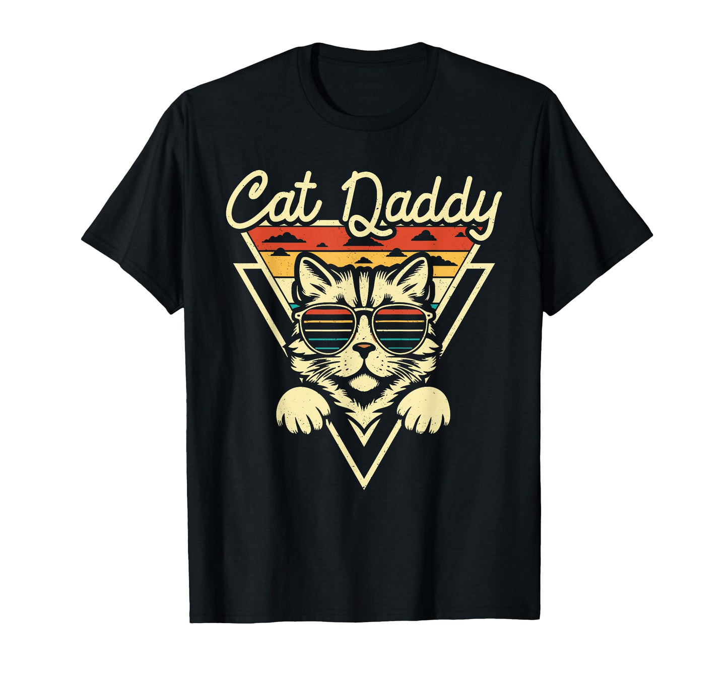 Cat Daddy Sunglasses Cat Fur Dad Papa T-Shirt - Streetwear Style Unisex - T-Shirt, Sweatshirt, Hoodie