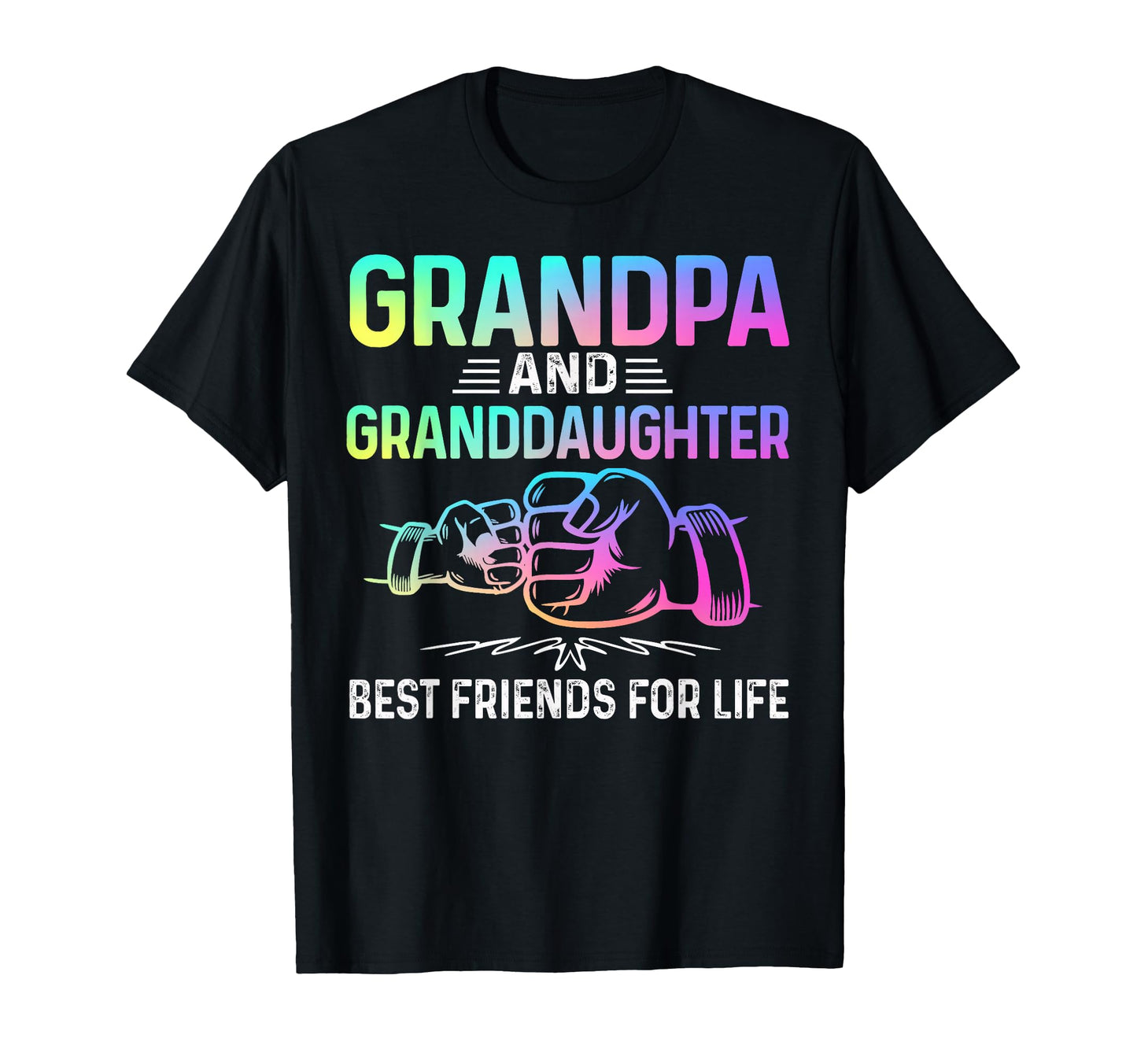 Grandpa And Granddaughter Best T-Shirt - Casual Everyday Wear Men Women - T-Shirt, Sweatshirt, Hoodie