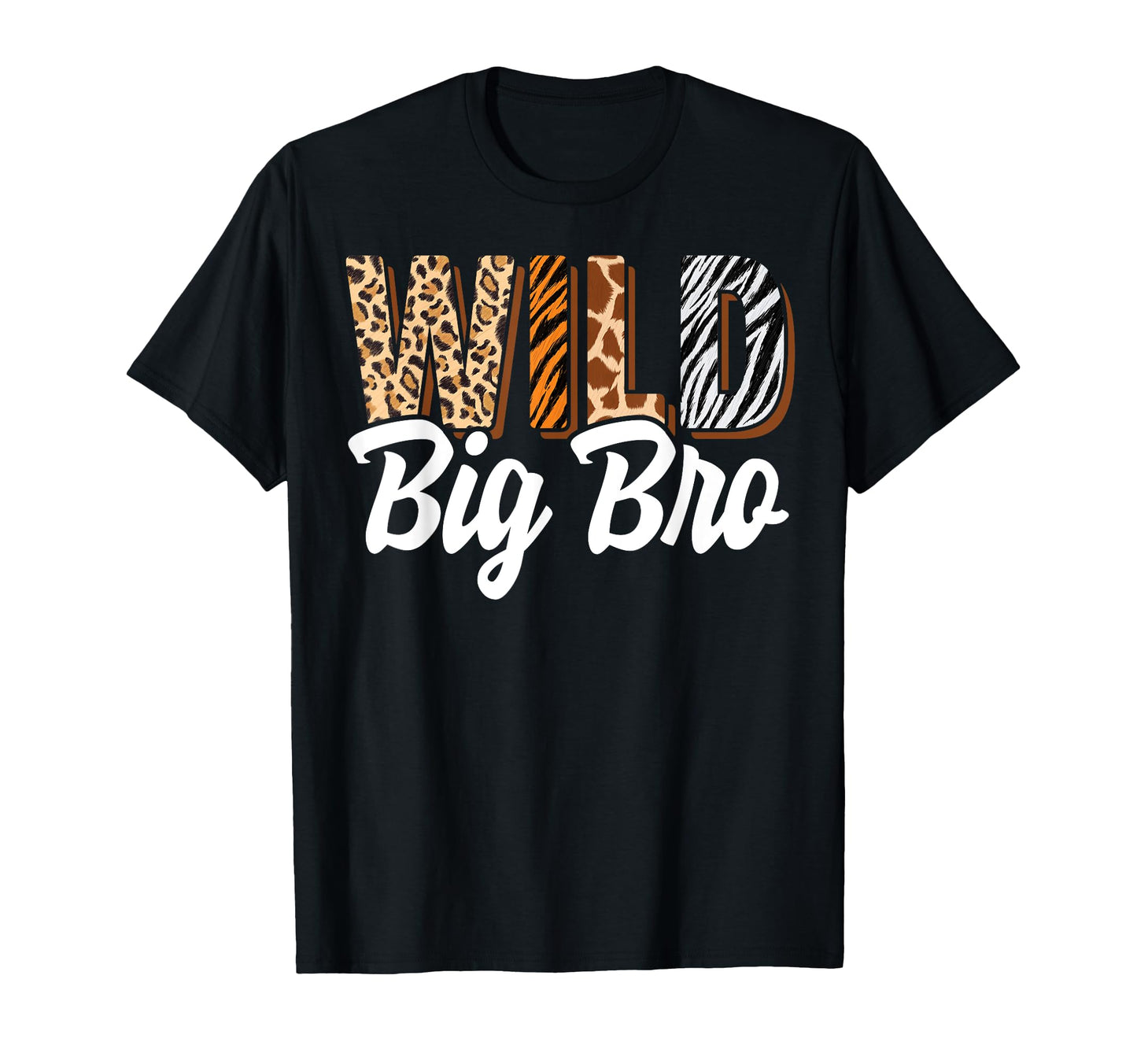 Wild Big Bro Zoo Born Two Be Wild B T-Shirt - Custom Art Print Men Women - T-Shirt, Sweatshirt, Hoodie