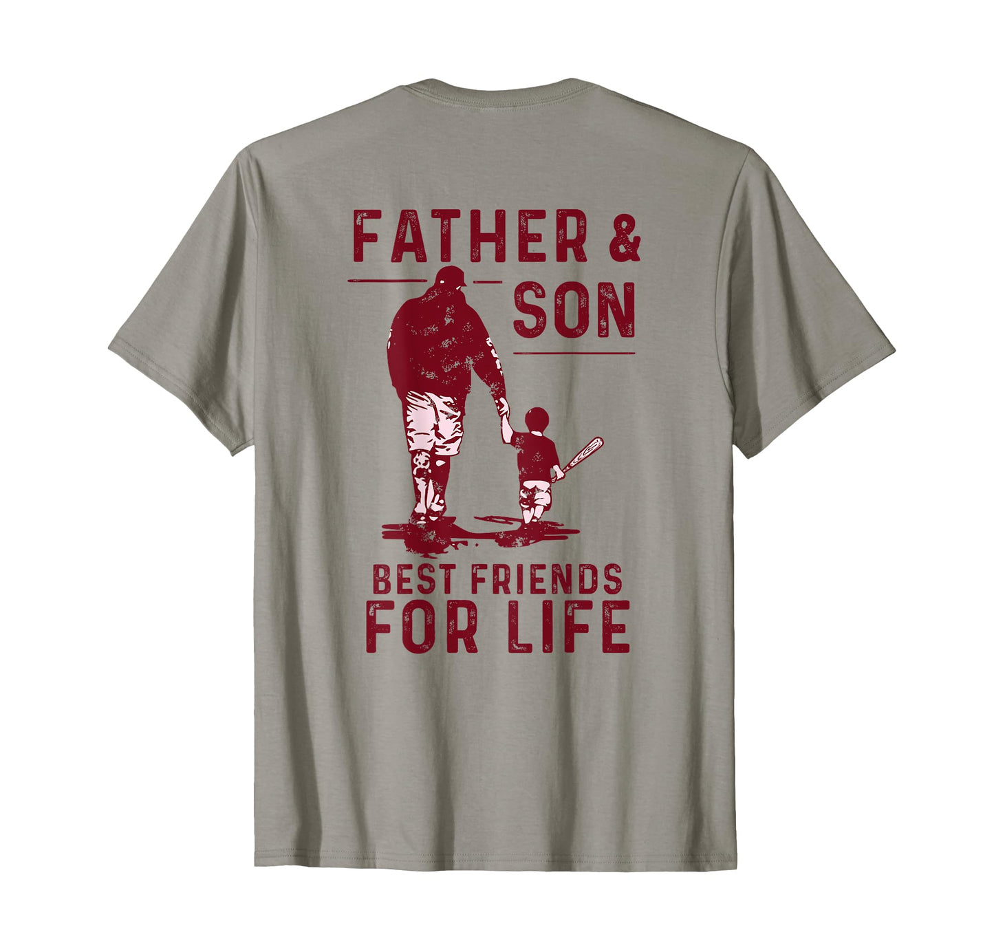 Father And Son Best Friends Life T-Shirt - Custom Art Print Men Women - T-Shirt, Sweatshirt, Hoodie