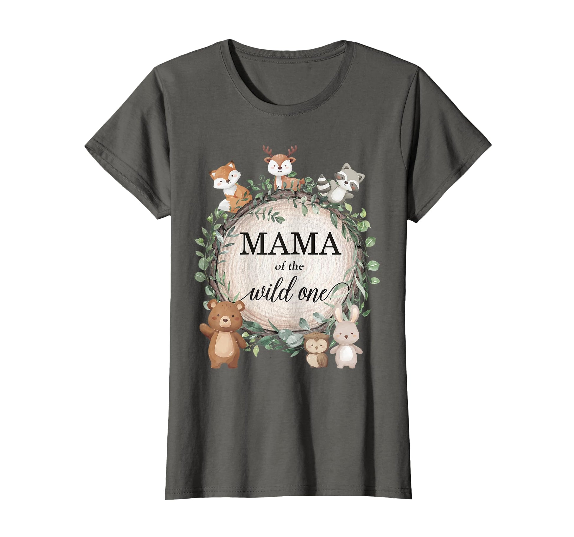 Mama Wild One Woodland Forest Animals T-Shirt - Unique Graphic for Adults - T-Shirt, Sweatshirt, Hoodie