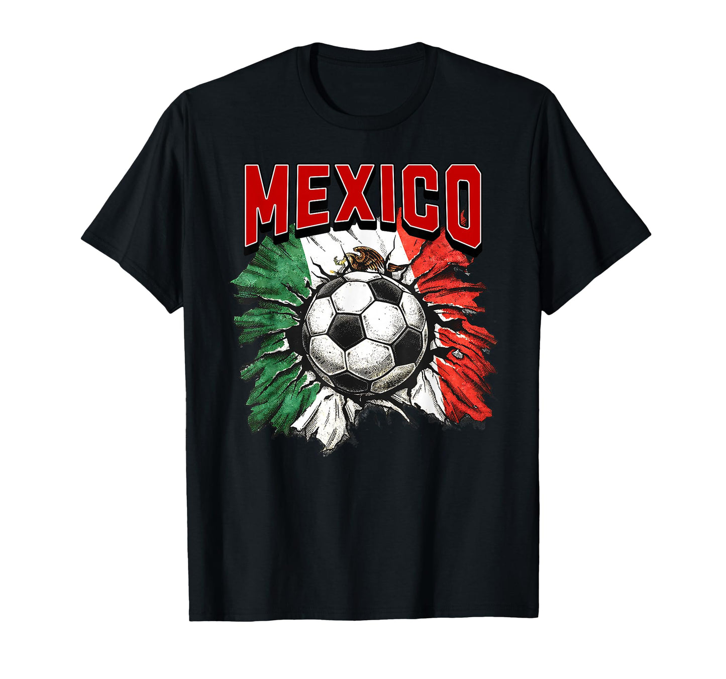 Mexican Flag Soccer Mexico Pride T-Shirt - Aesthetic Graphic for Adults - T-Shirt, Sweatshirt, Hoodie