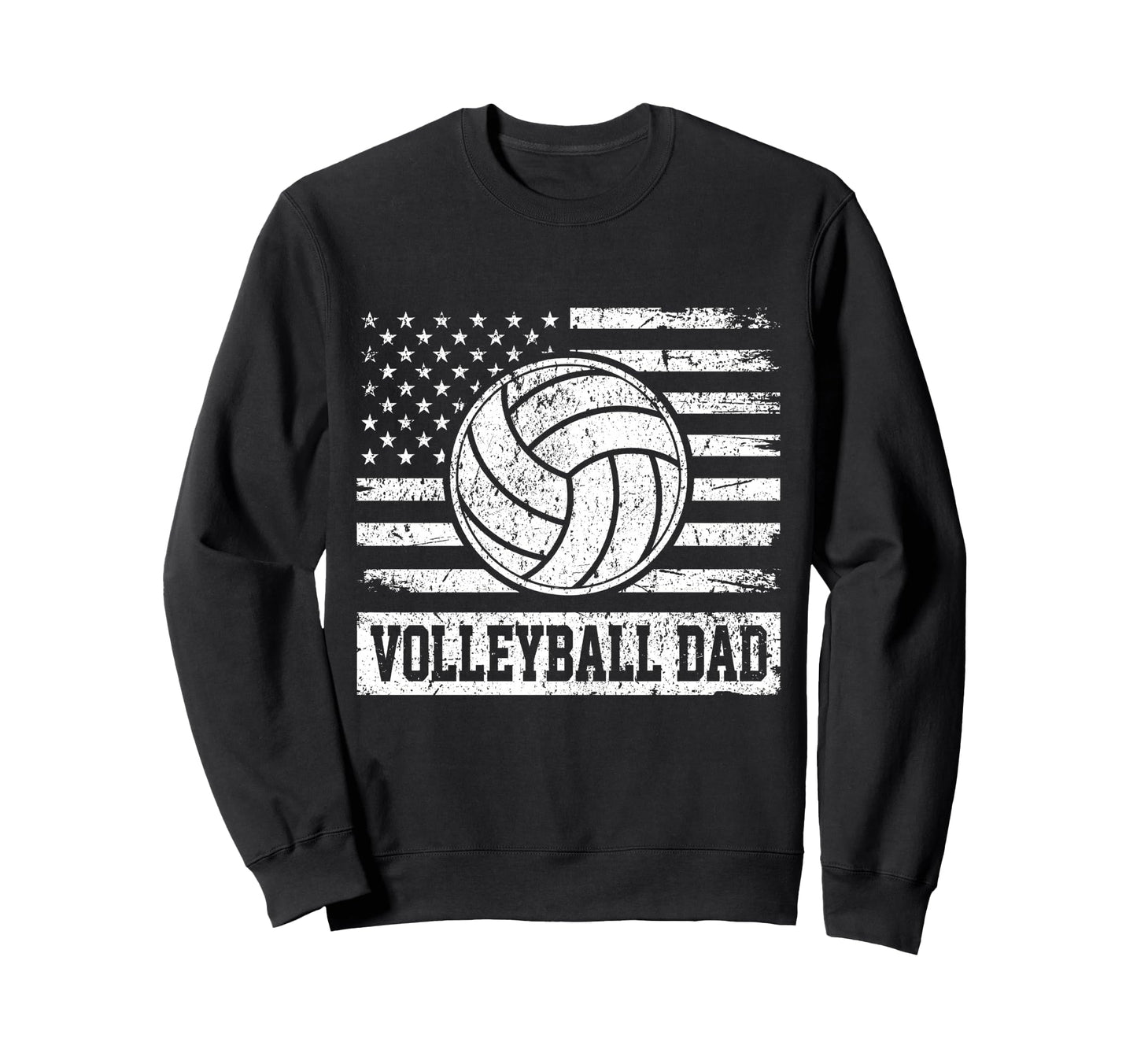 Fathers Day Daddy Papa Volleyball Sweatshirt - Trendy Graphic for Adults - T-Shirt, Sweatshirt, Hoodie