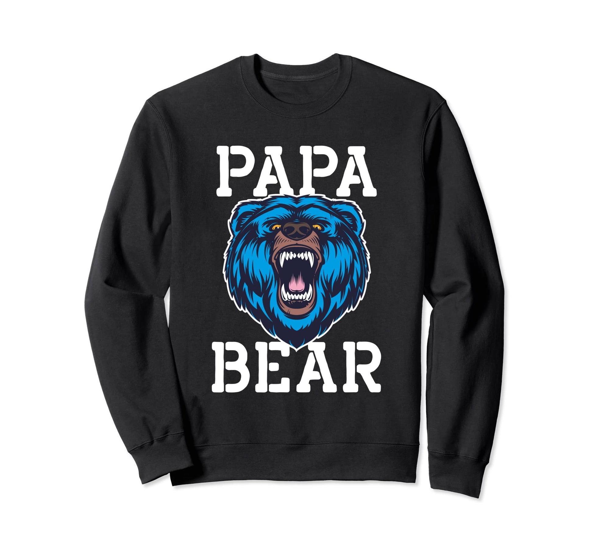 Papa Bear Father Bears Grizzly Dad Sweatshirt - Novelty Apparel Men Women - T-Shirt, Sweatshirt, Hoodie