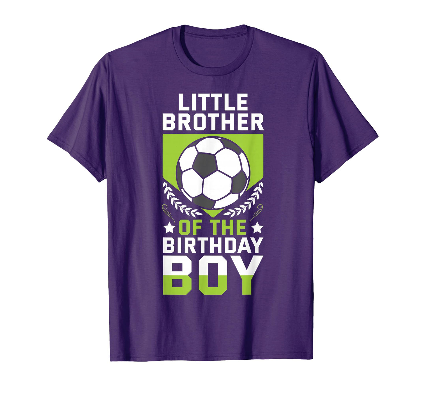 Little Brother Birthday Soccer Player T-Shirt - Minimalist Print Men Women - T-Shirt, Sweatshirt, Hoodie