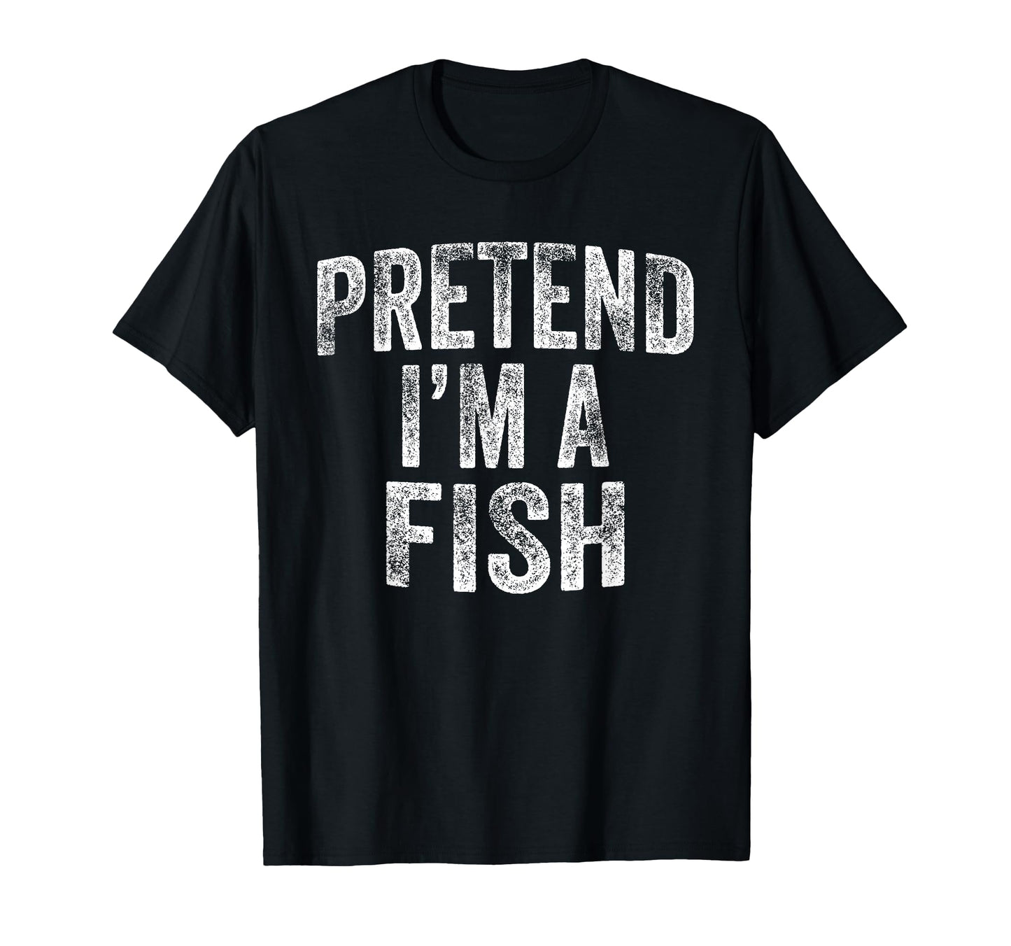 Pretend Im Fish Costume Family Lazy T-Shirt - Aesthetic Graphic for Adults - T-Shirt, Sweatshirt, Hoodie