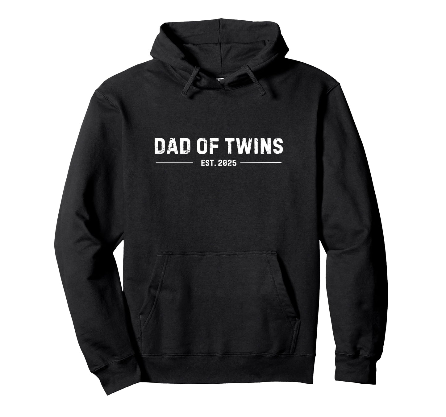 Dad Twins Est 2025 First Fathers Day Twins Hoodie - Graphic Print Unisex - T-Shirt, Sweatshirt, Hoodie