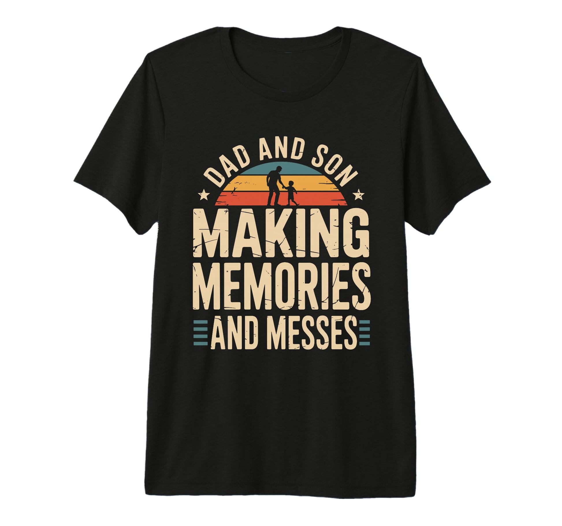 Dad And Son Making Memories And T-Shirt - Fun Novelty Design Men Women - T-Shirt, Sweatshirt, Hoodie