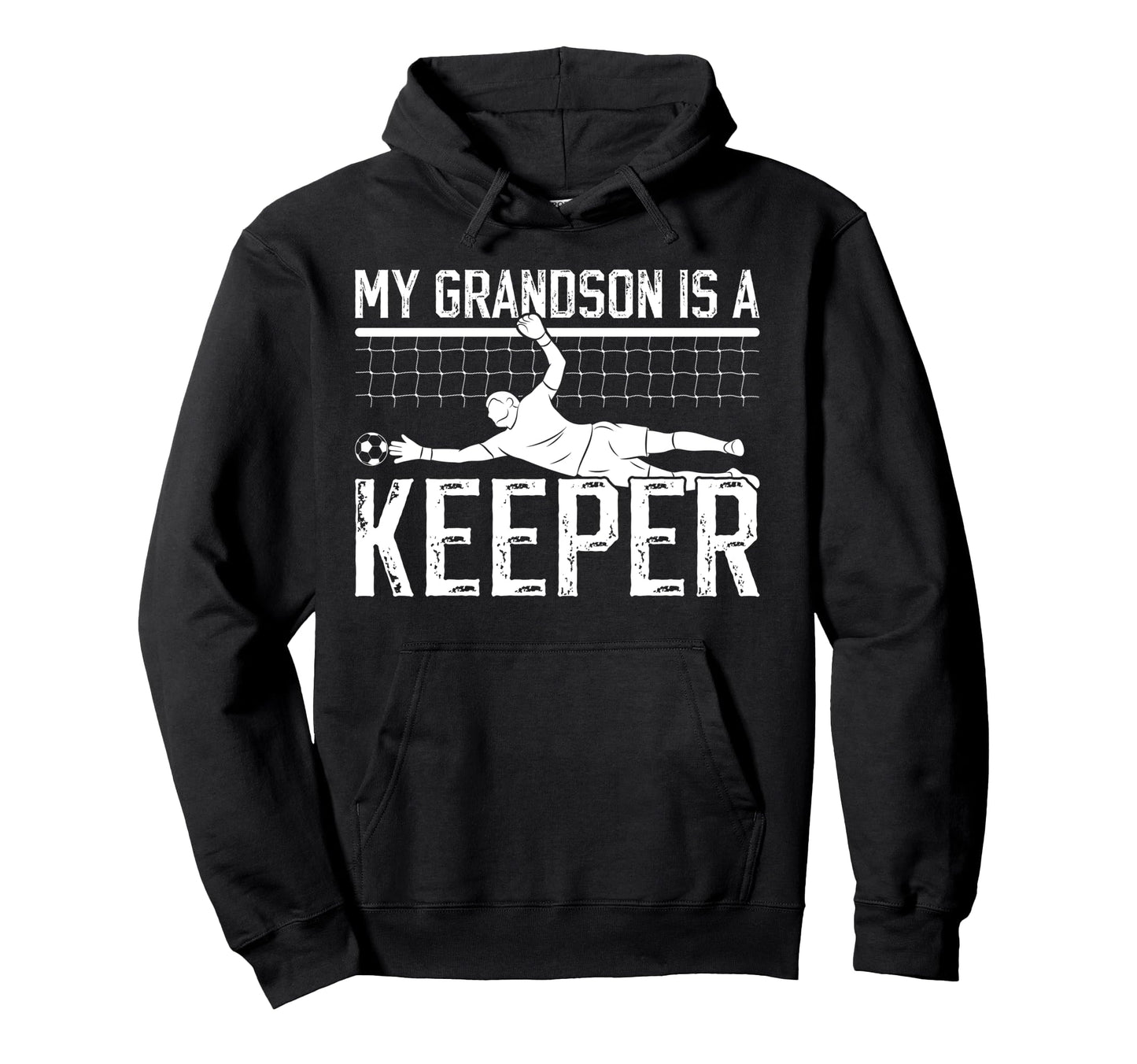 Proud Soccer Keeper Pops Soccer Goalie Hoodie - Minimalist Print Men Women - T-Shirt, Sweatshirt, Hoodie