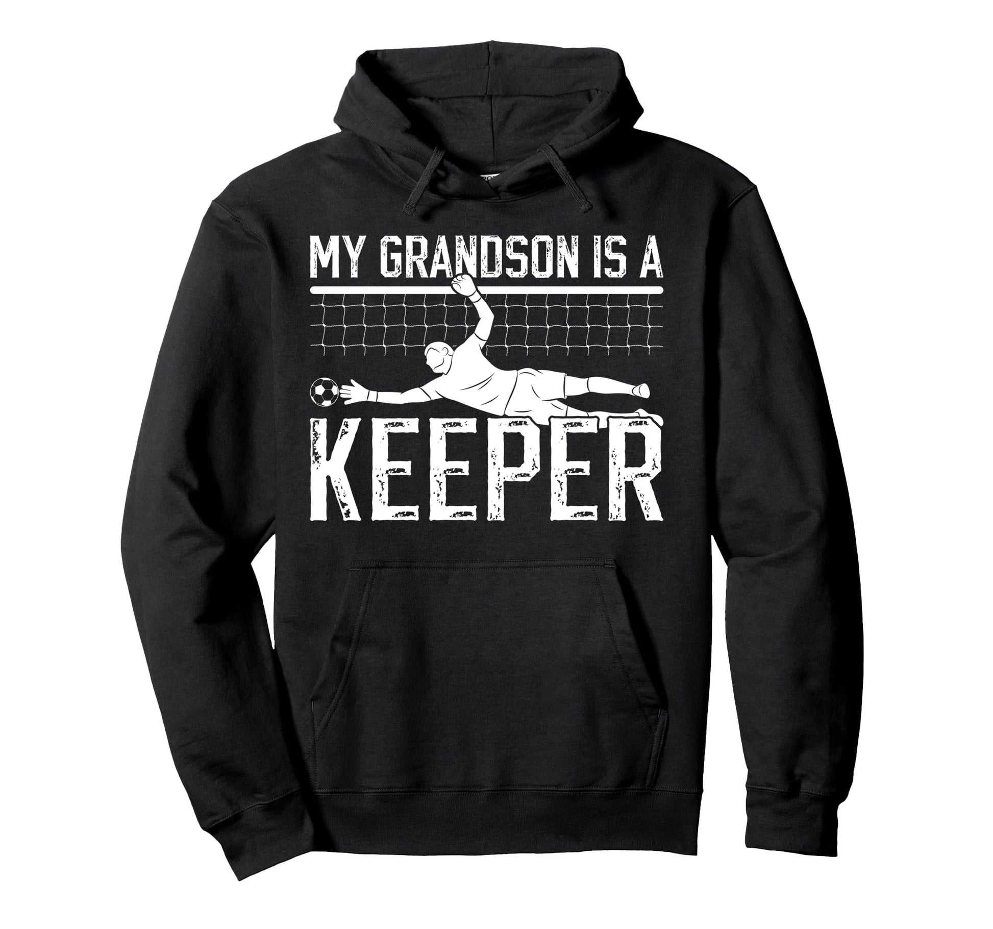 Proud Soccer Keeper Pops Soccer Goalie Hoodie - Minimalist Print Men Women - T-Shirt, Sweatshirt, Hoodie