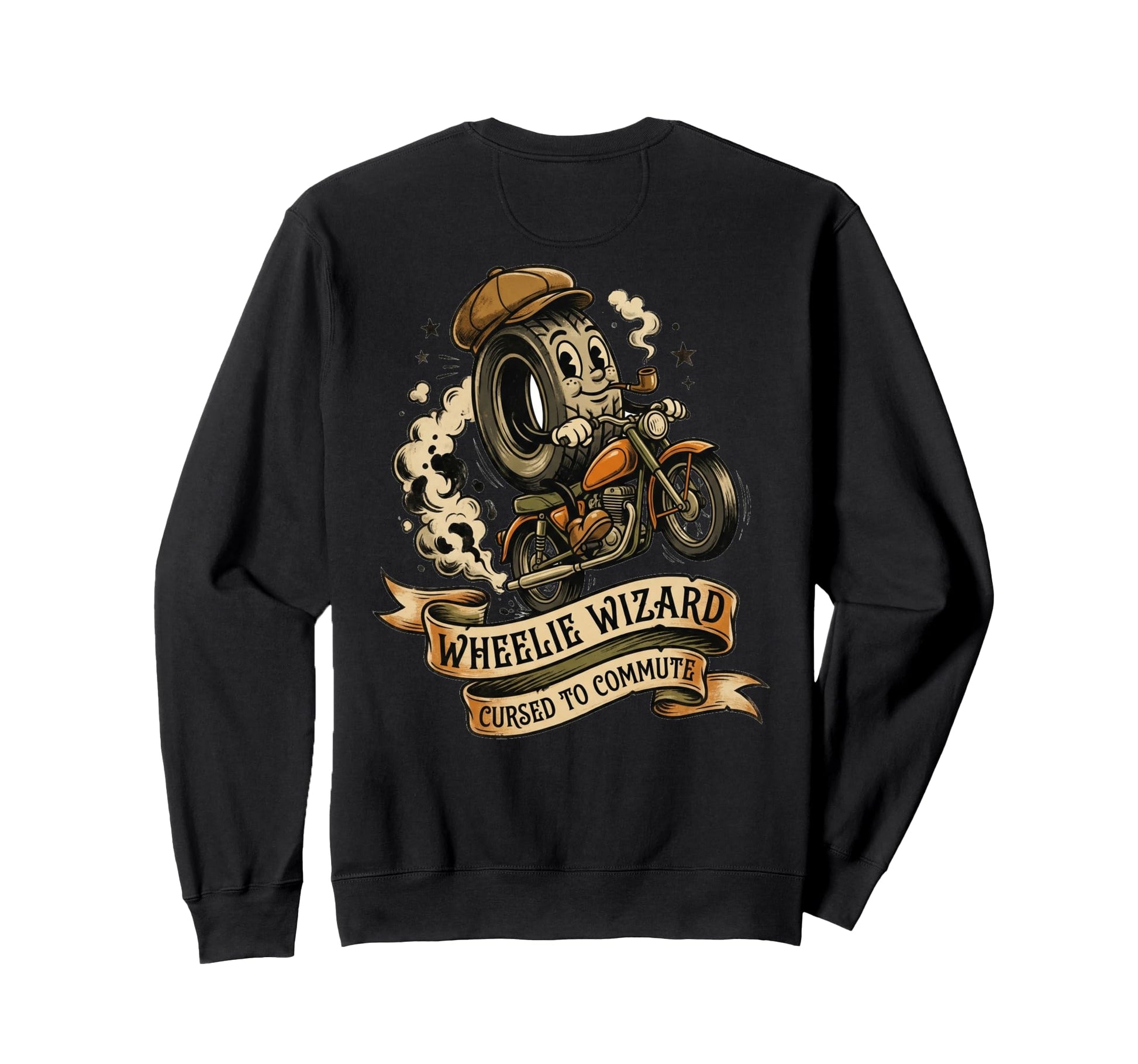 Commuter Bike Old Time Touring Sweatshirt - Minimalist Print Unisex - T-Shirt, Sweatshirt, Hoodie