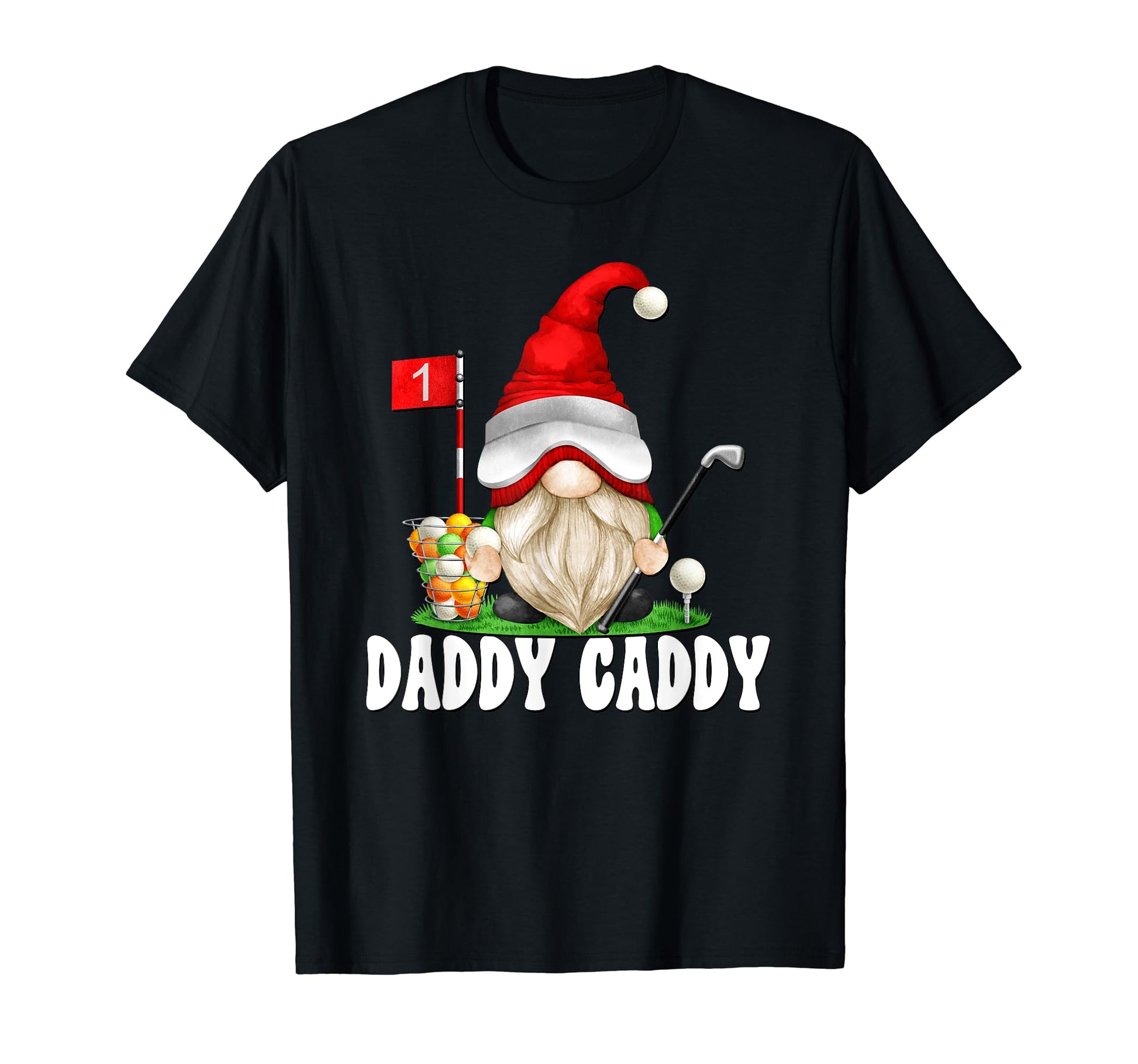 Golfer Gnome Funny Golfing Outfit T-Shirt - Custom Art Print Men Women - T-Shirt, Sweatshirt, Hoodie