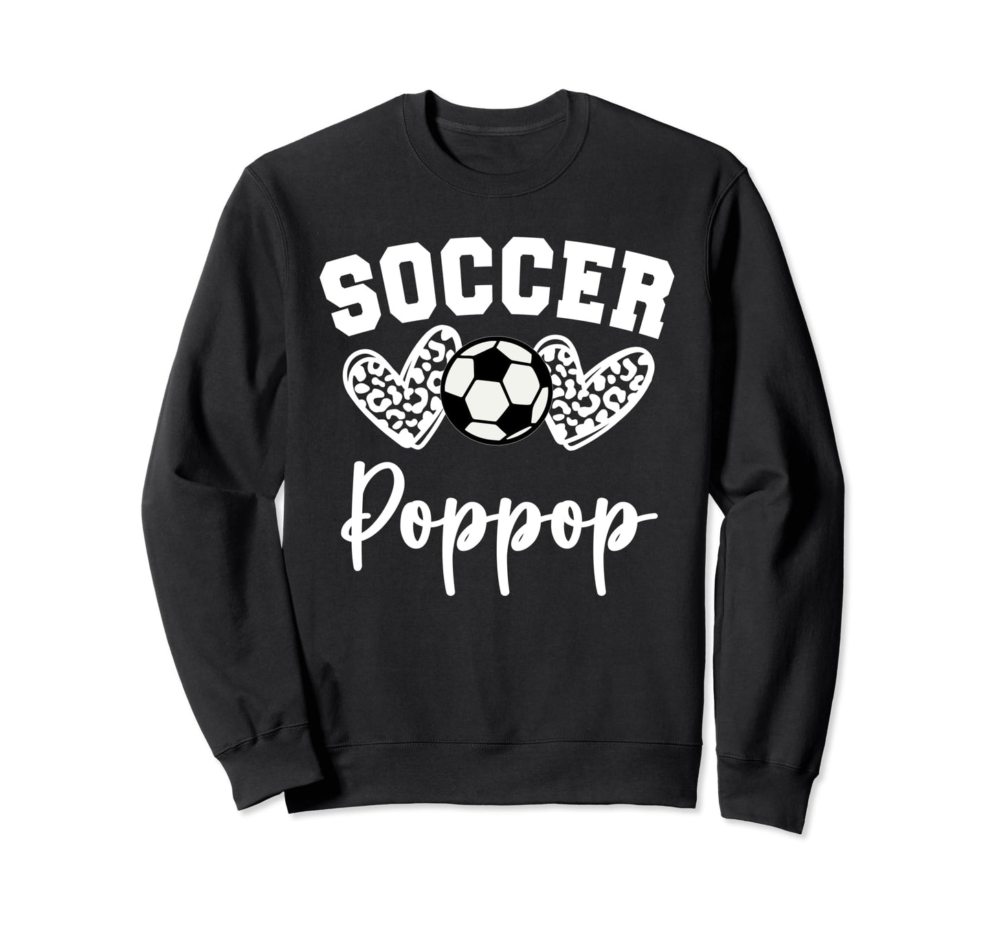 Soccer Poppop Matching Family Soccer Sweatshirt - Unique Graphic Unisex - T-Shirt, Sweatshirt, Hoodie