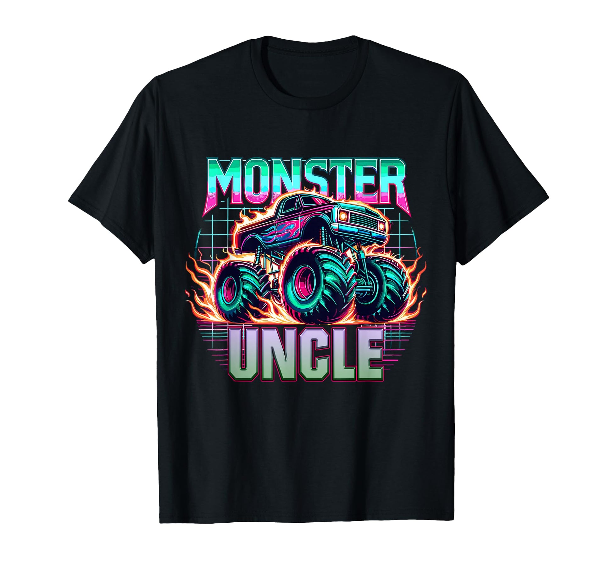 Monster Truck Uncle Monster Truck Are T-Shirt - Trendy Graphic Men Women - T-Shirt, Sweatshirt, Hoodie