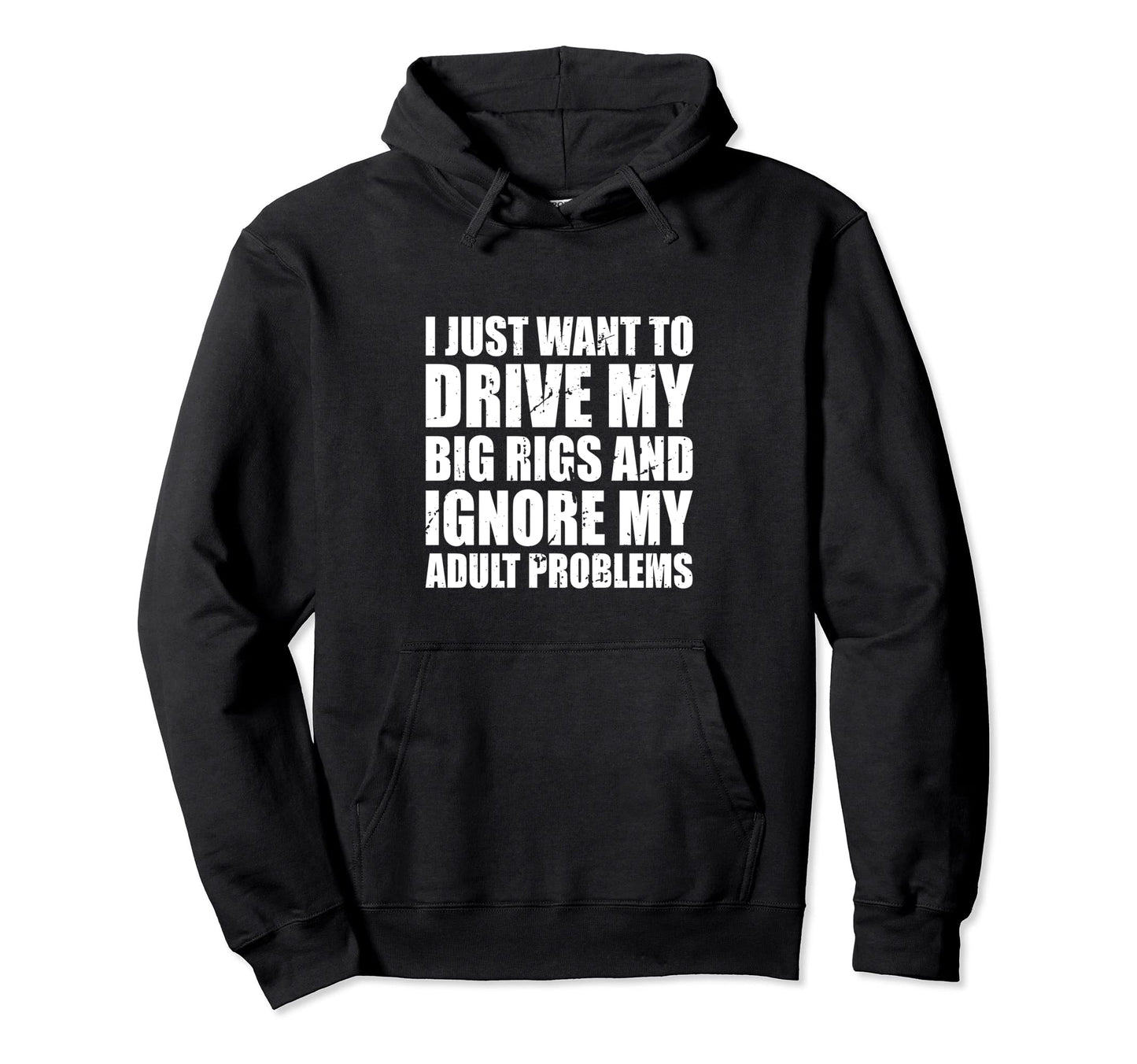 Truck Driver Trucker Freighter Hoodie - Aesthetic Graphic Men Women - T-Shirt, Sweatshirt, Hoodie