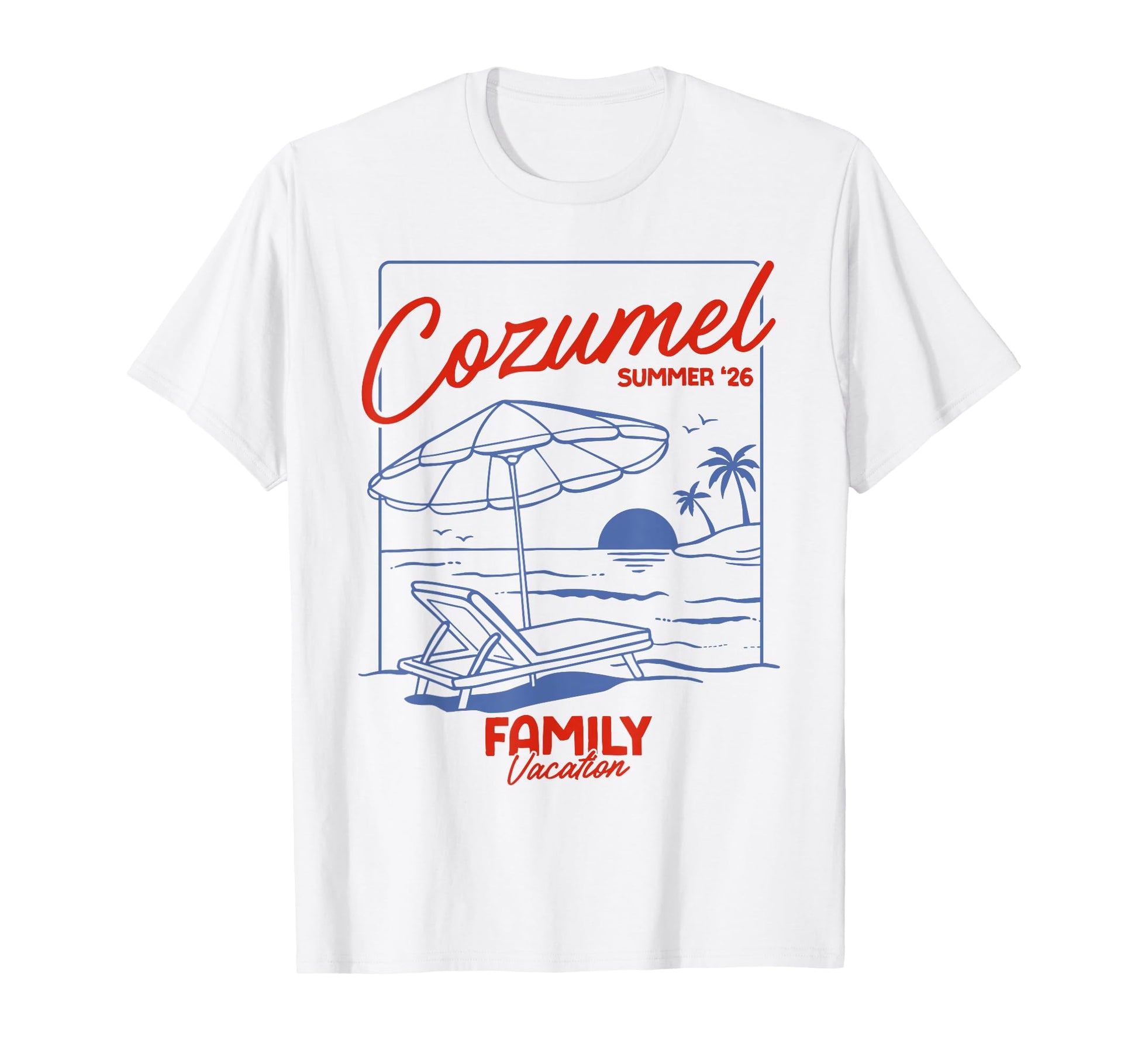 Cozumel Summer 26 Family Matching Beach T-Shirt - Streetwear Style Unisex - T-Shirt, Sweatshirt, Hoodie