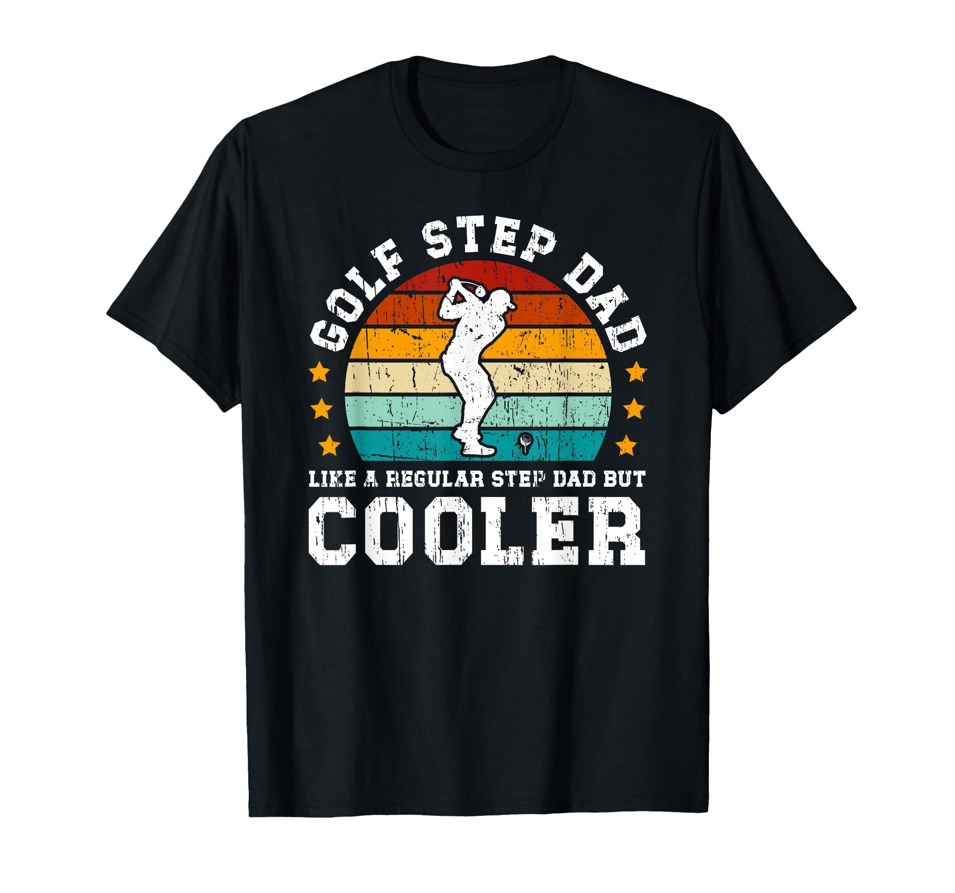 Golf Step Dad Golf Player Stepfather T-Shirt - Trendy Graphic Men Women - T-Shirt, Sweatshirt, Hoodie