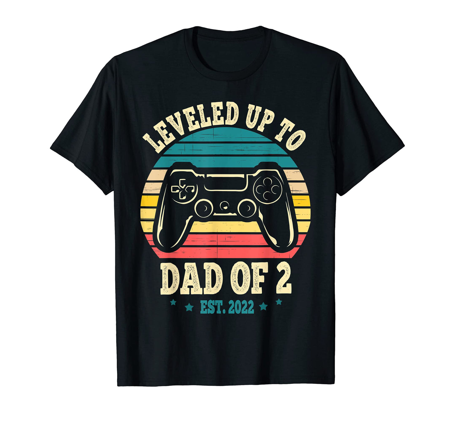 Mens Leveled Up To Dad 2 Daddy Again T-Shirt - Novelty Apparel Men Women - T-Shirt, Sweatshirt, Hoodie