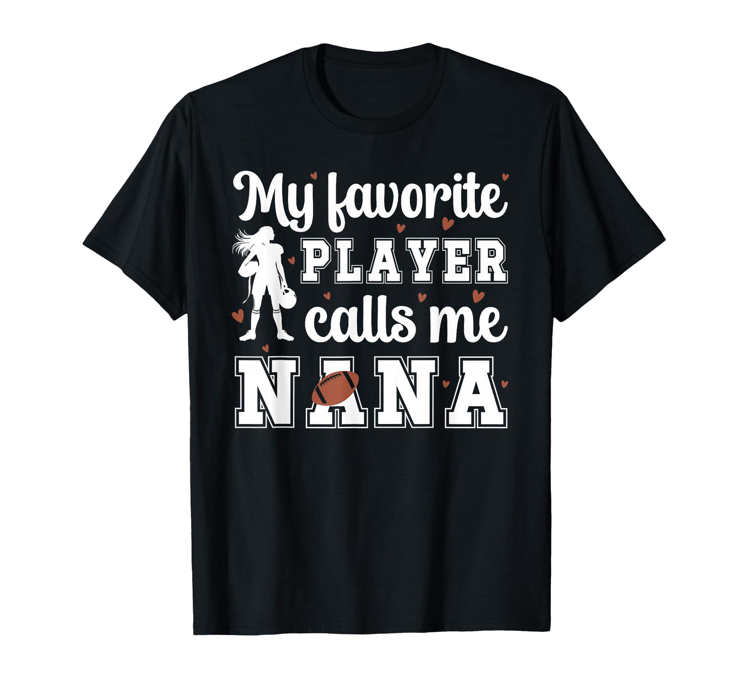 Proud Flag Football Nana Grandma Flag T-Shirt - Streetwear Style Men Women - T-Shirt, Sweatshirt, Hoodie