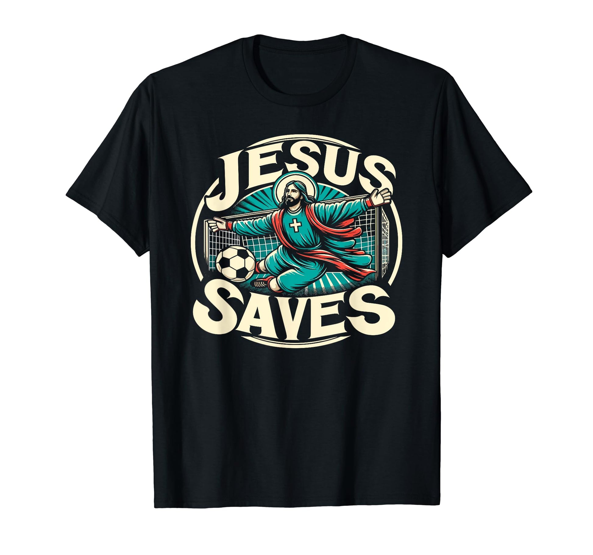C J S Religious Christian Soccer Sweatshirt - Novelty Apparel Unisex - T-Shirt, Sweatshirt, Hoodie
