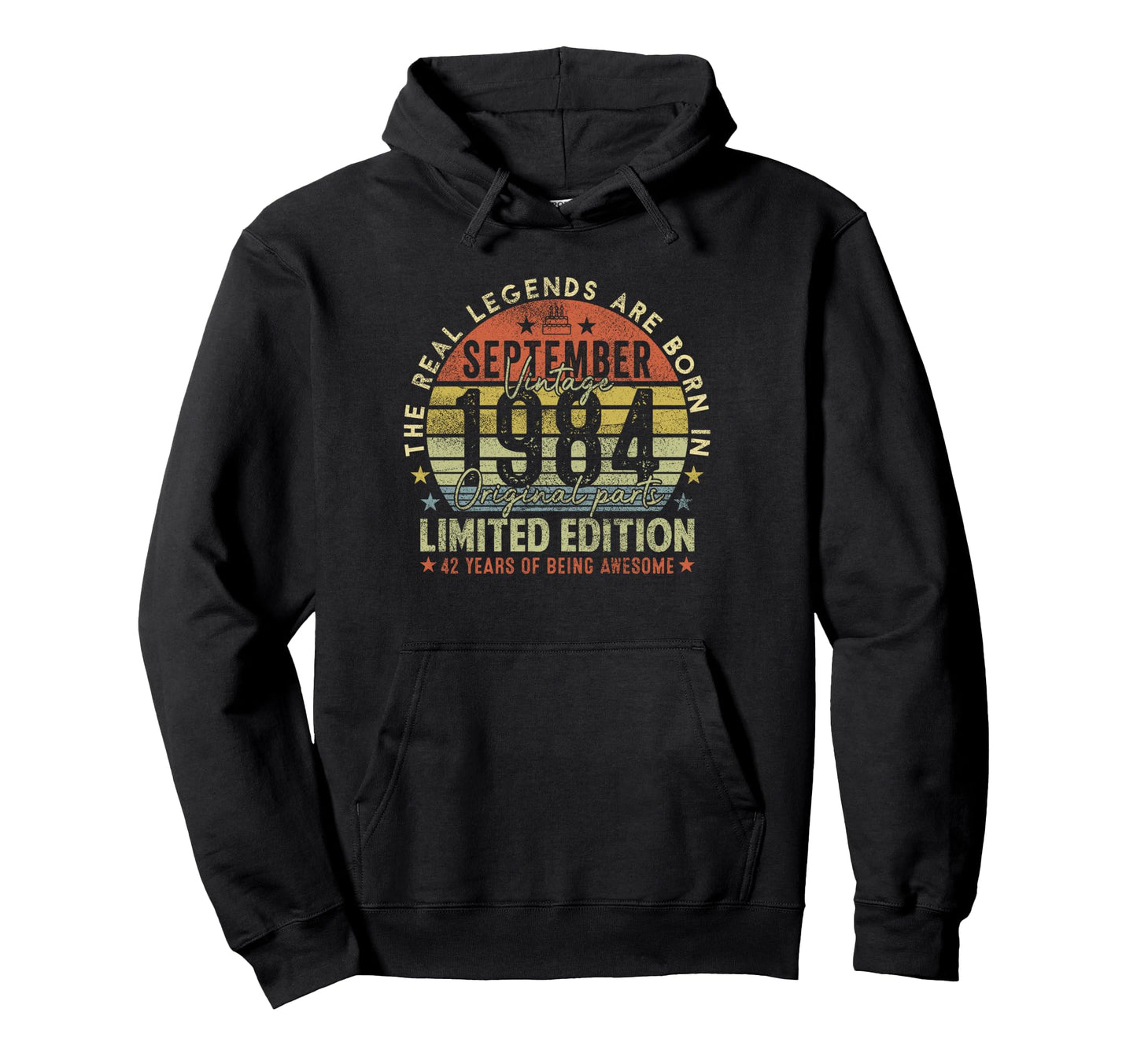 42Nd Birthday Legends September 1996 42 Hoodie - Trendy Graphic Unisex - T-Shirt, Sweatshirt, Hoodie