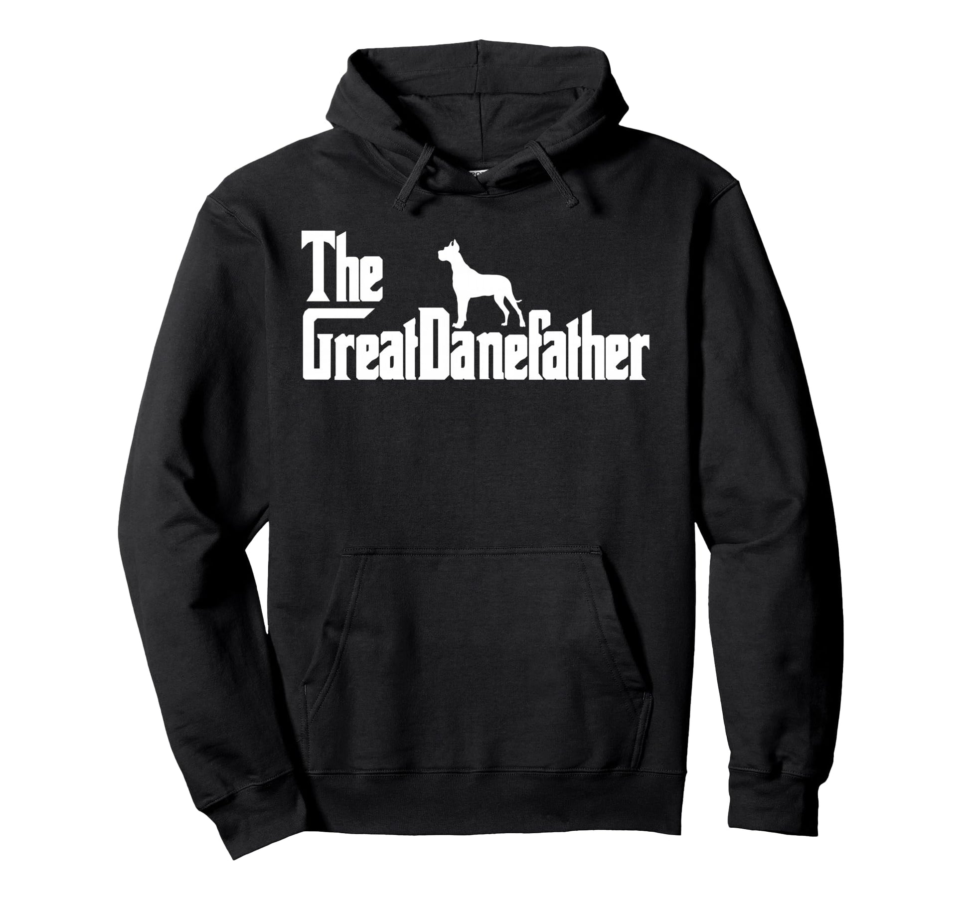 Greatdanefather Funny Great Dane Dog Dad Hoodie - Unique Graphic Men Women - T-Shirt, Sweatshirt, Hoodie