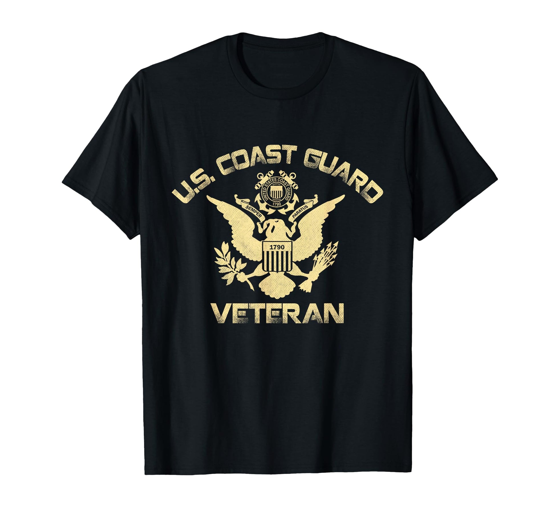 U S Coast Guard Veteran Eagle T-Shirt - Minimalist Print Men Women - T-Shirt, Sweatshirt, Hoodie