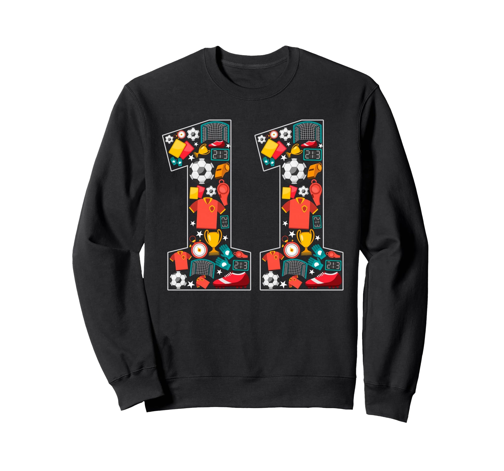 Its My 11Th Birthday Soccer Ball Sweatshirt - Casual Everyday Wear Unisex - T-Shirt, Sweatshirt, Hoodie