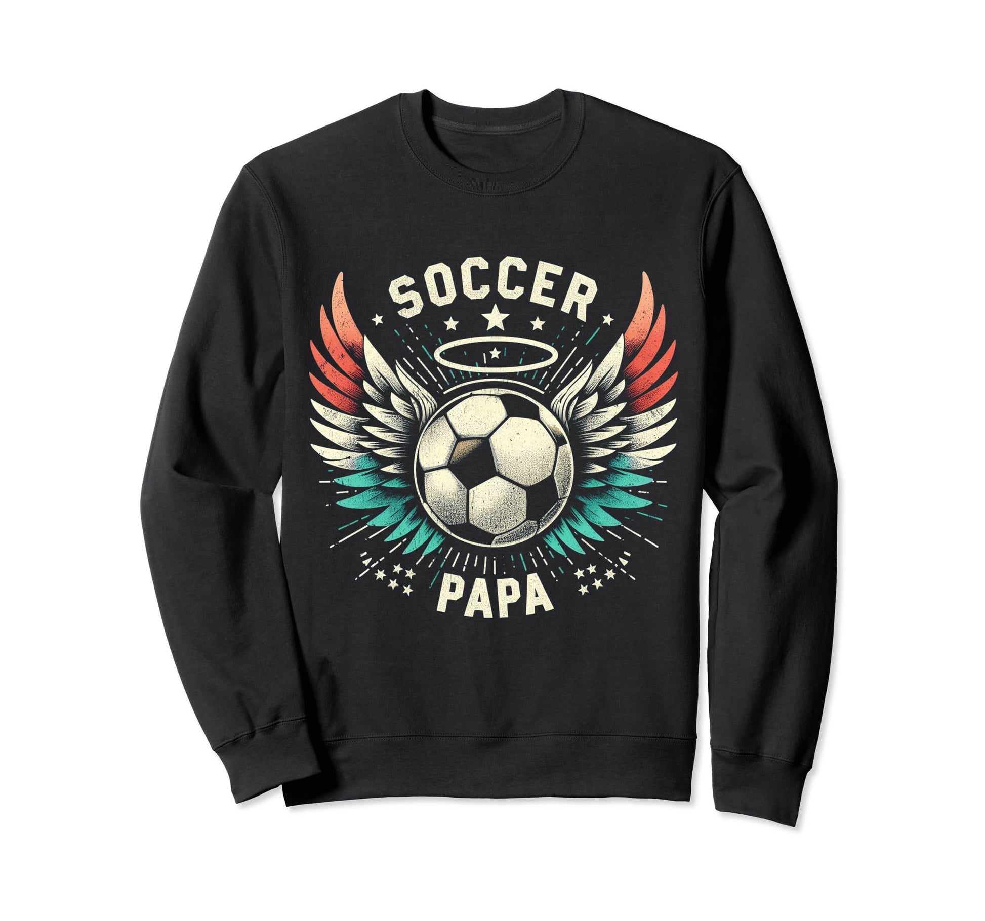 Soccer Papa Family Matching Dad Sweatshirt - Casual Everyday Wear Unisex - T-Shirt, Sweatshirt, Hoodie