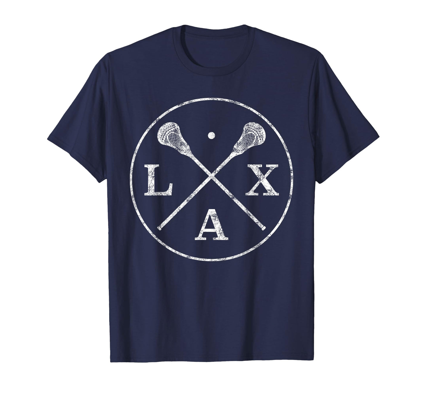 Lacrosse Sticks Emblem I Lax Players T-Shirt - Minimalist Print Men Women - T-Shirt, Sweatshirt, Hoodie