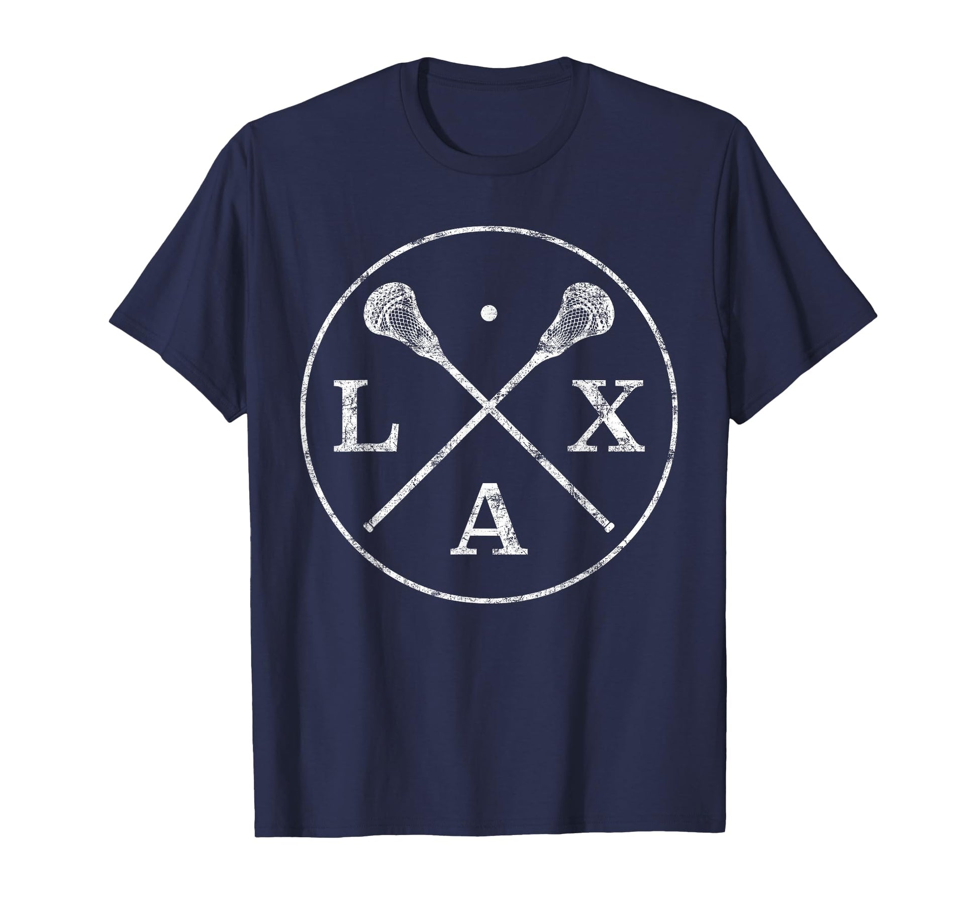 Lacrosse Sticks Emblem I Lax Players T-Shirt - Minimalist Print Men Women - T-Shirt, Sweatshirt, Hoodie